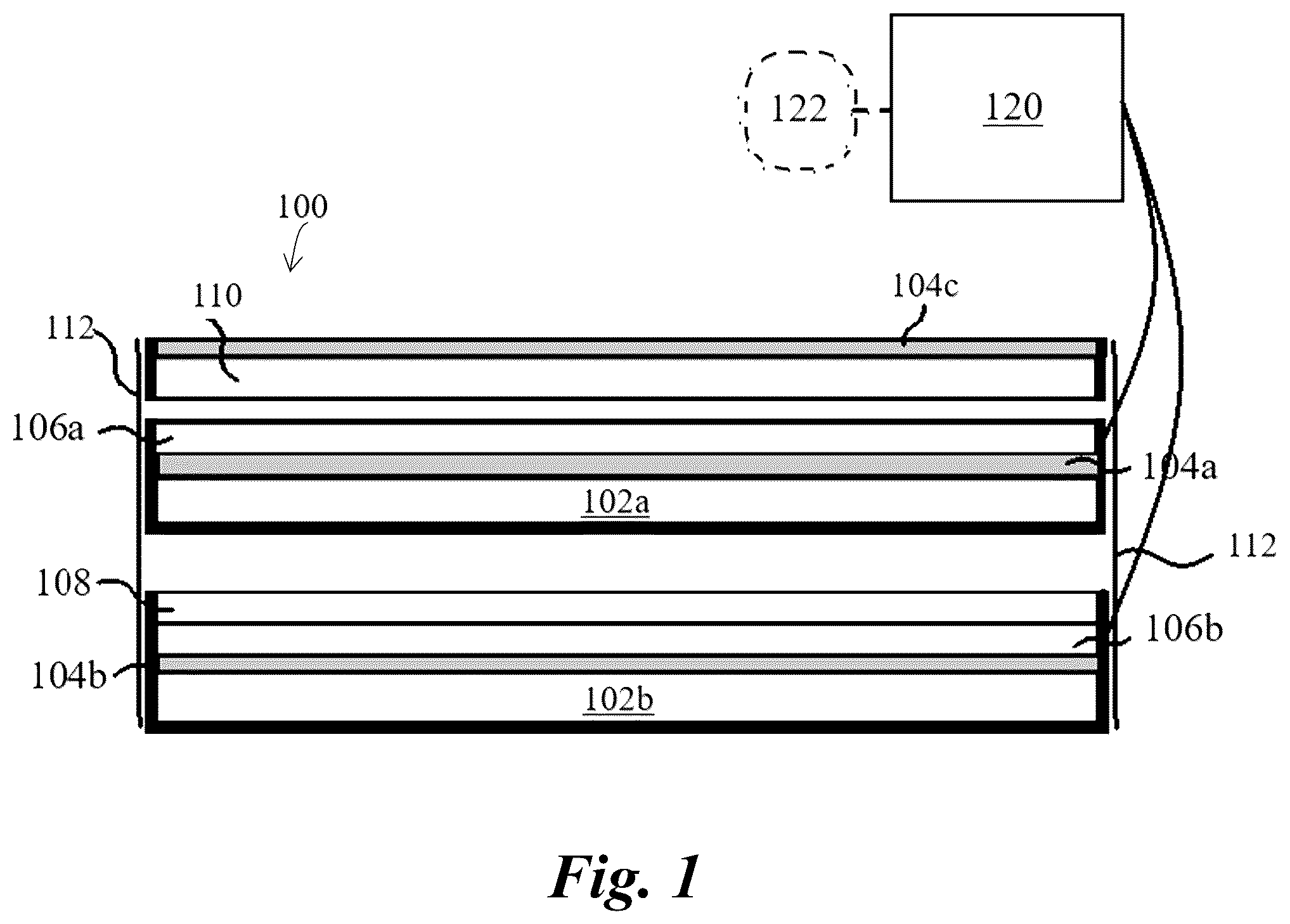 Patent US12562659 — Materials and methods of manufacturing fluid resistant, breathable, and antibacterial triboelectric nanogenerators and electronic textiles — Figure 1
