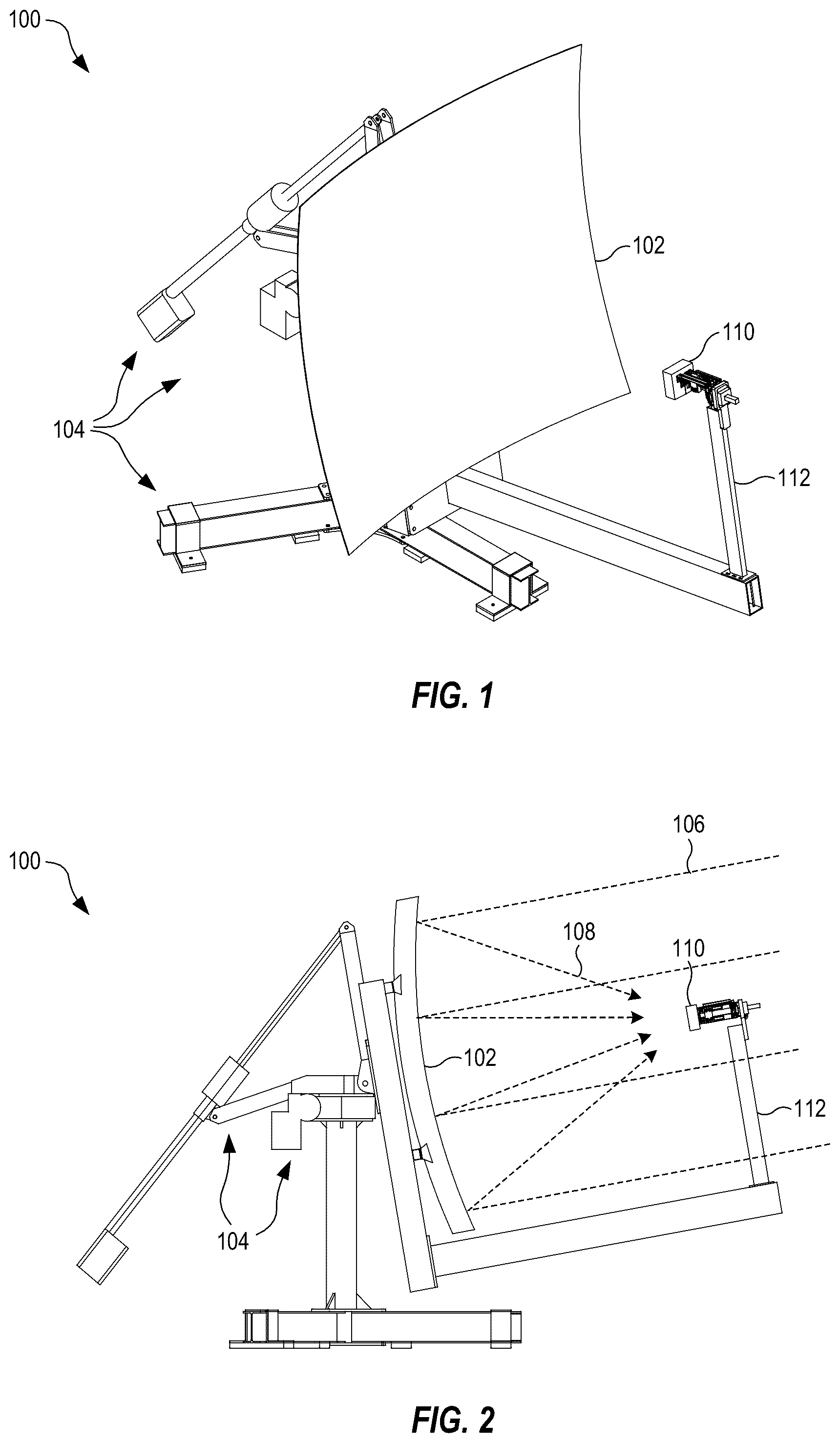 Patent US12562682 — Hybrid receiver for concentrated photovoltaic-thermal power systems, and associated methods — Figure 1