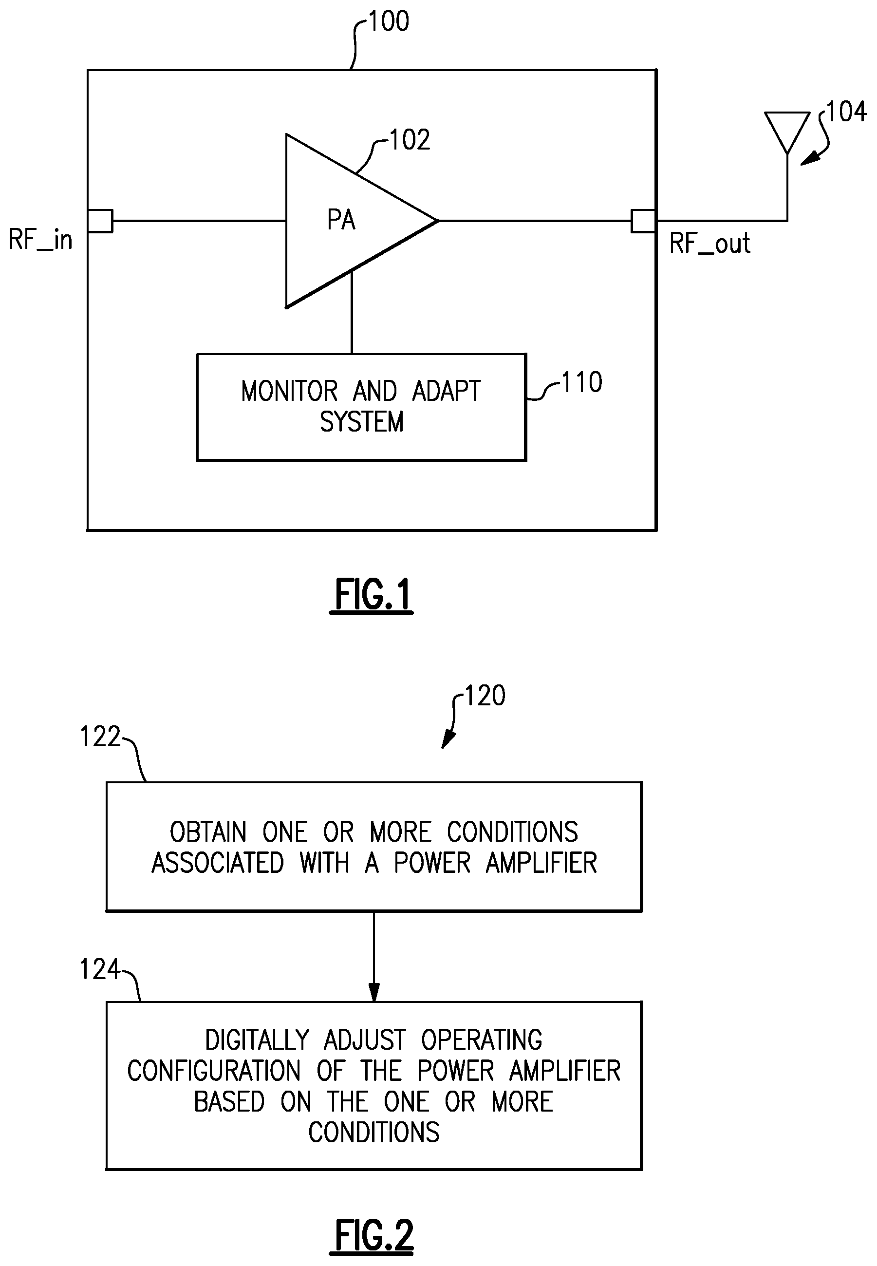 Patent US12562691 — Power amplifier having adaptive array size — Figure 1