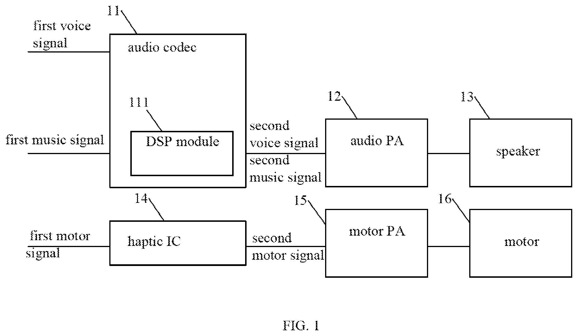 Patent US12562697 — Driving circuit for audio power amplifier and electronic device — Figure 1