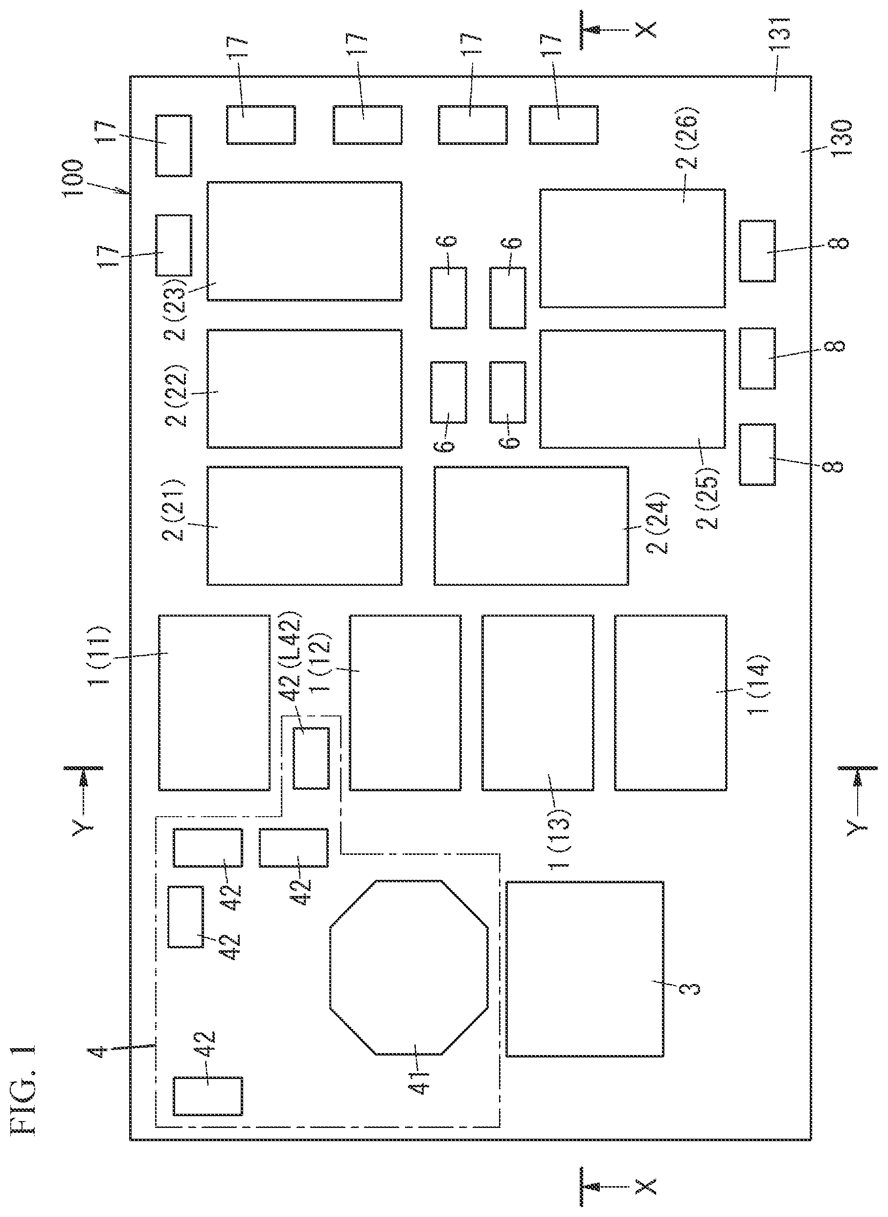 Patent US12562698 — Radio-frequency module and communication device — Figure 1