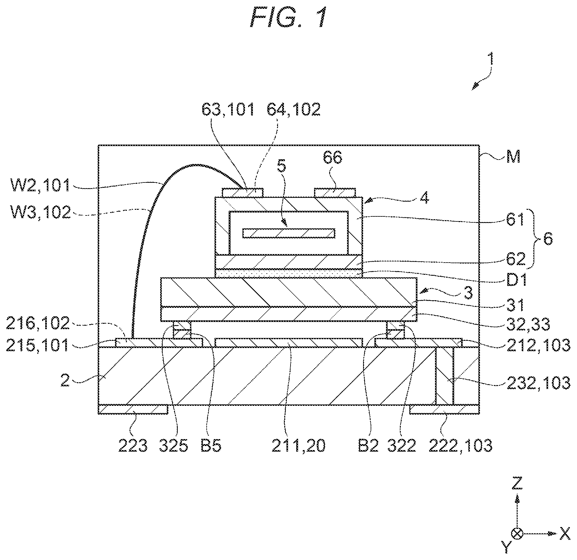 Patent US12562708 — Vibrator device — Figure 1