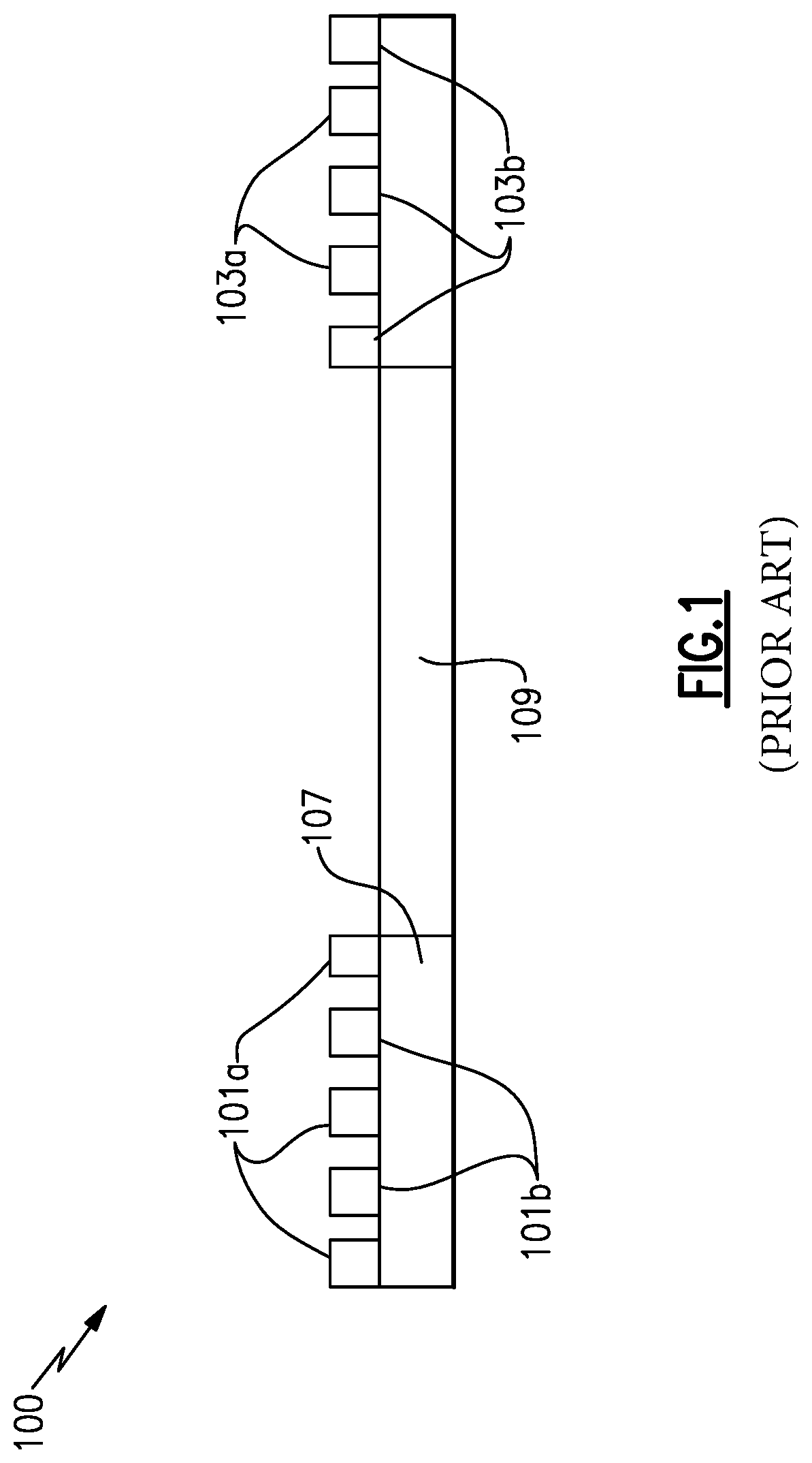 Patent US12562714 — Transversal lamb wave filter with improved out of band rejection — Figure 1