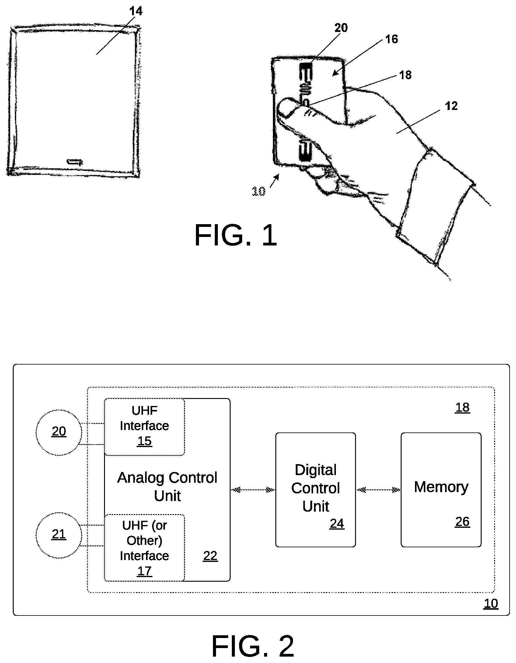 Patent US12562828 — UHF validations ergonomy — Figure 1