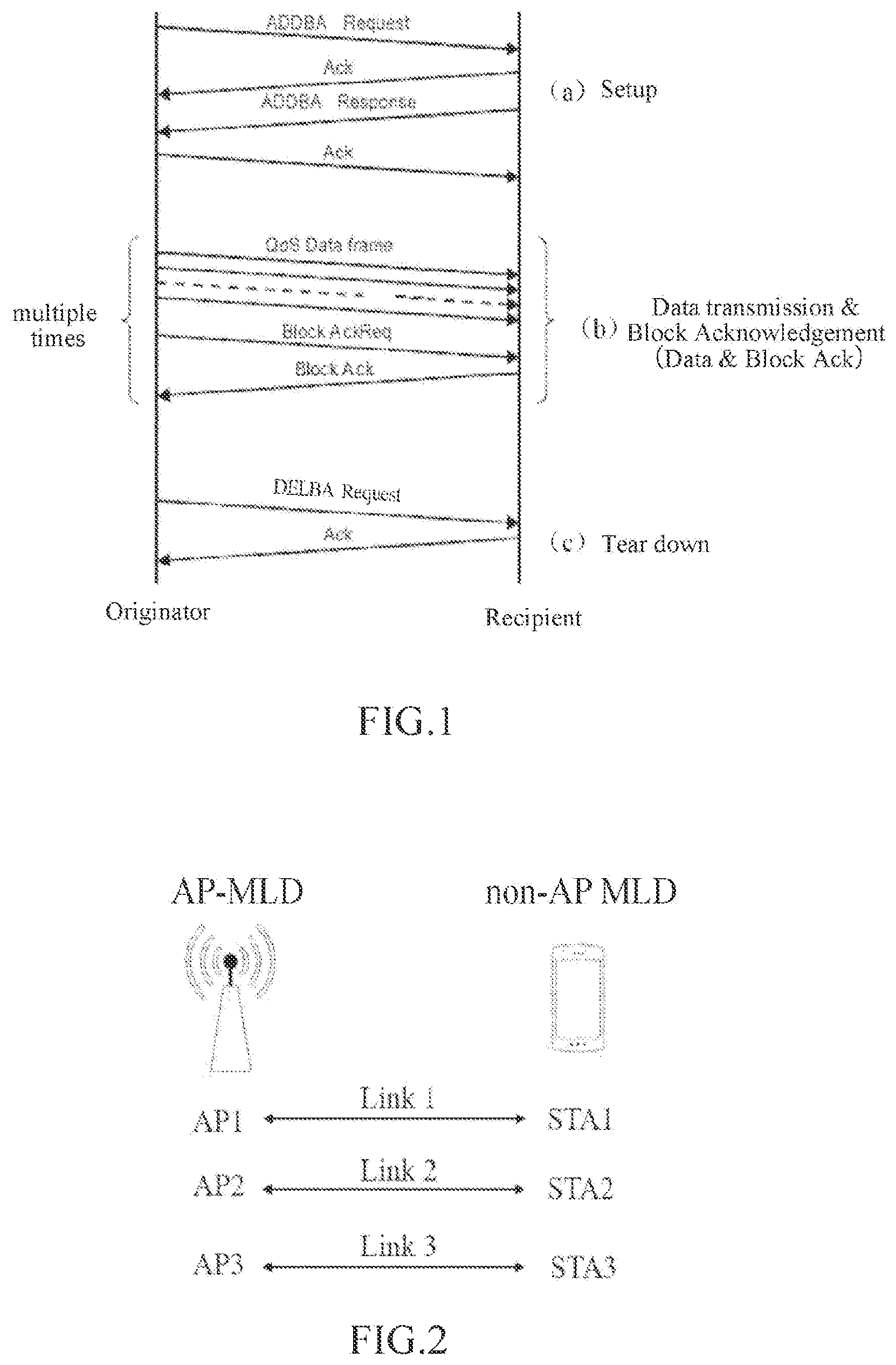 Patent US12562841 Figure 1 – Method and device for communication on multiple links