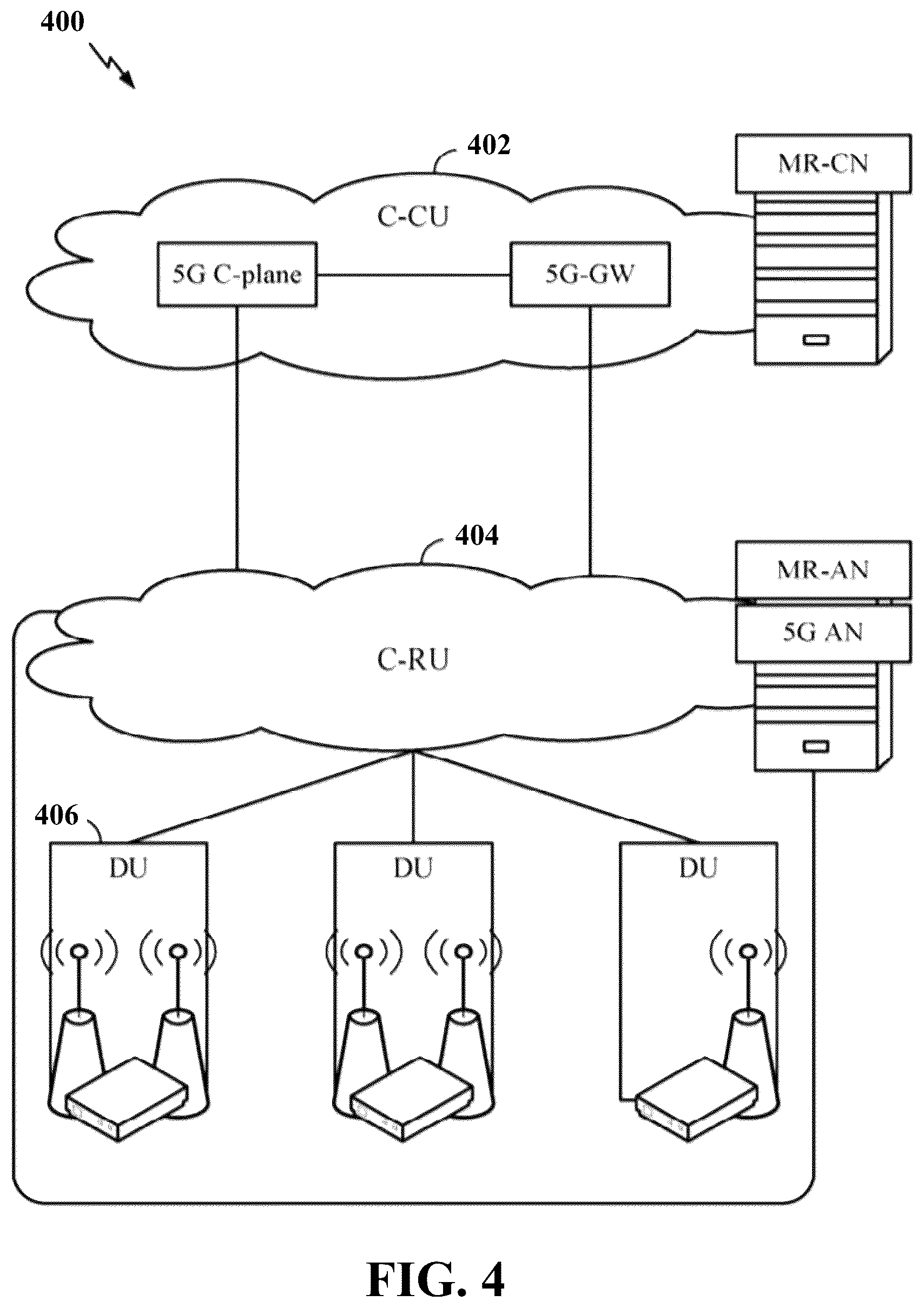 Patent US12562856 Figure 4 – Inter panel reception at UE