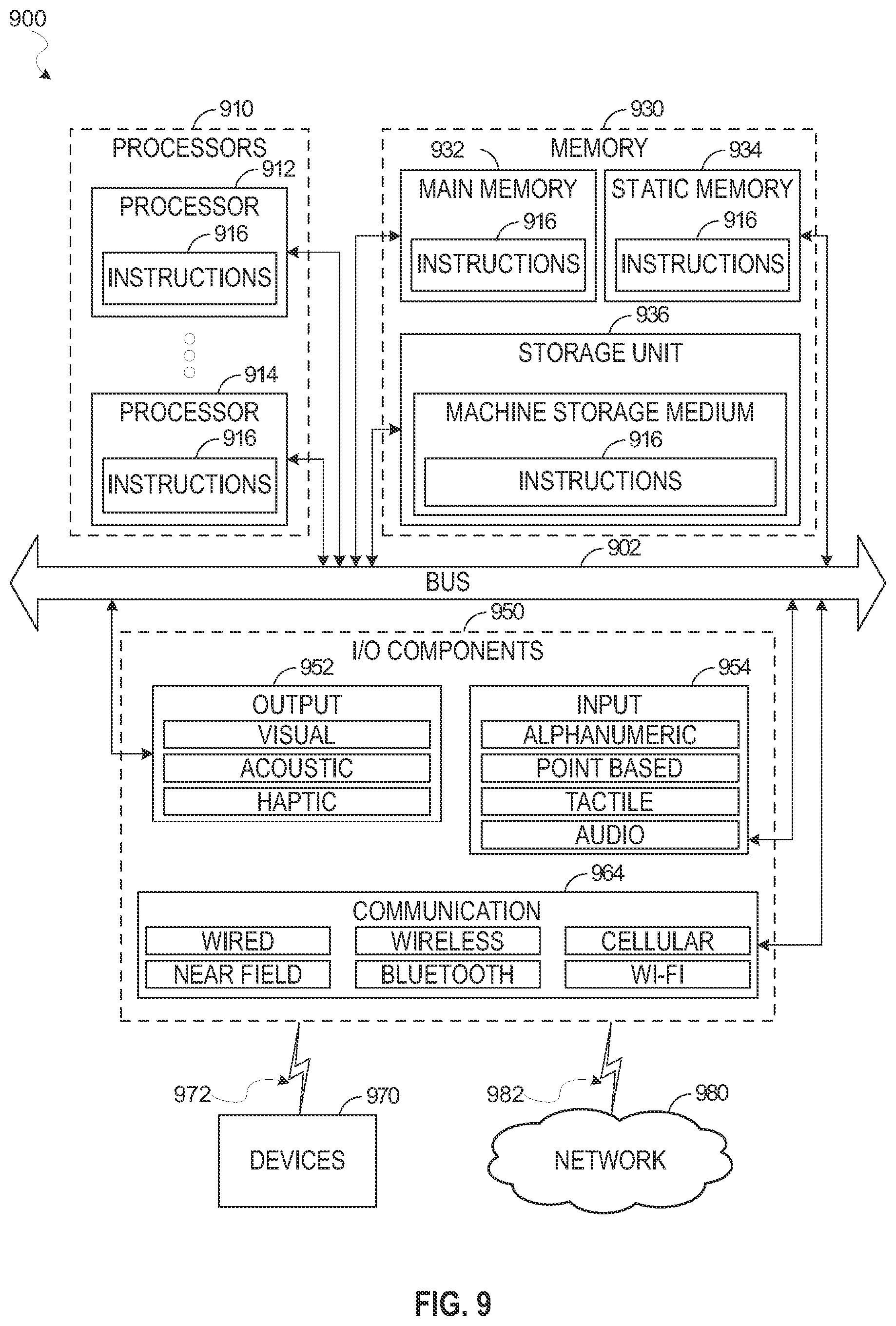 Patent US12562898 Figure 9 – Native application integration in data system