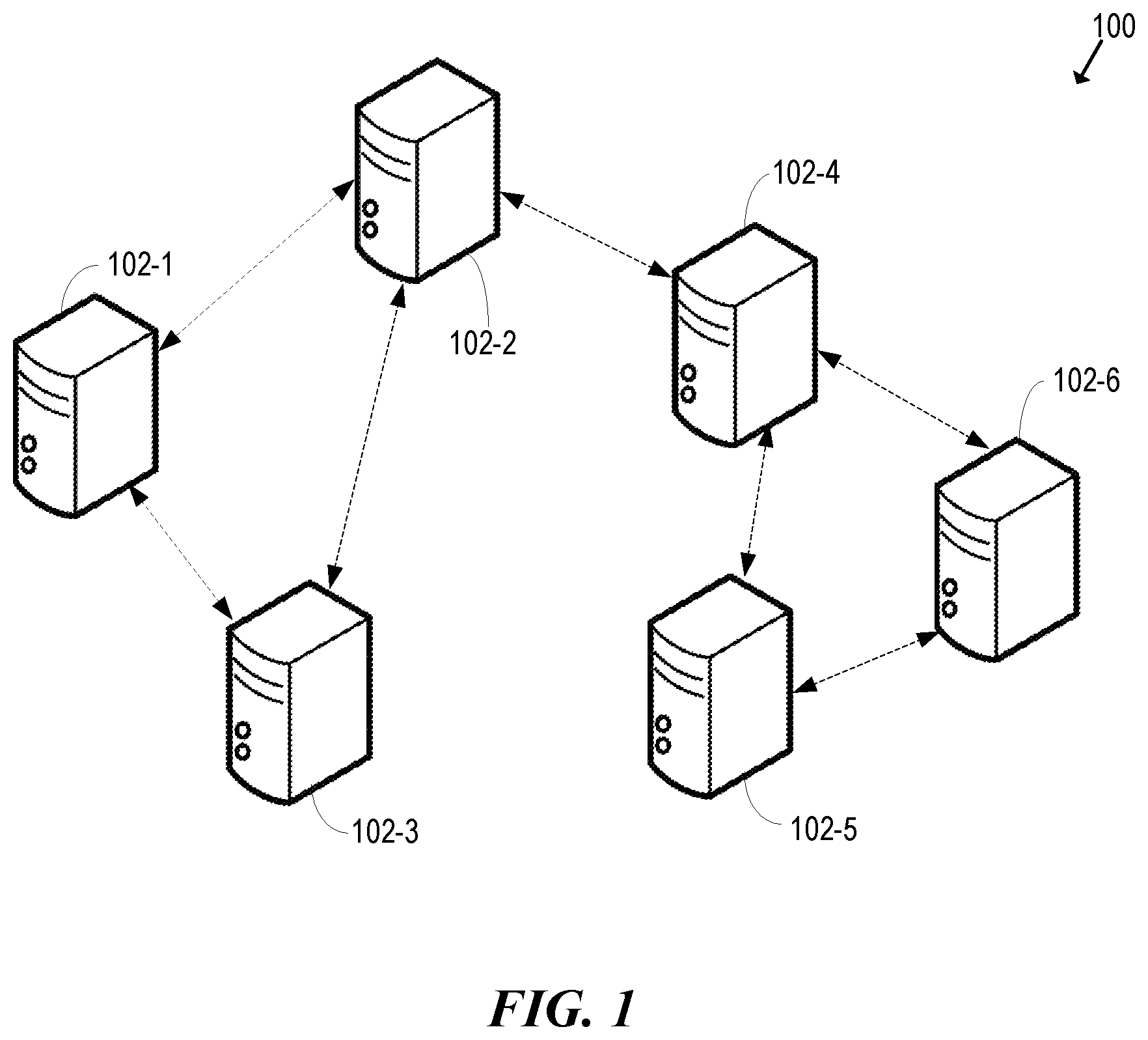 Patent US12562909 — Linking digital and physical non-fungible items — Figure 1