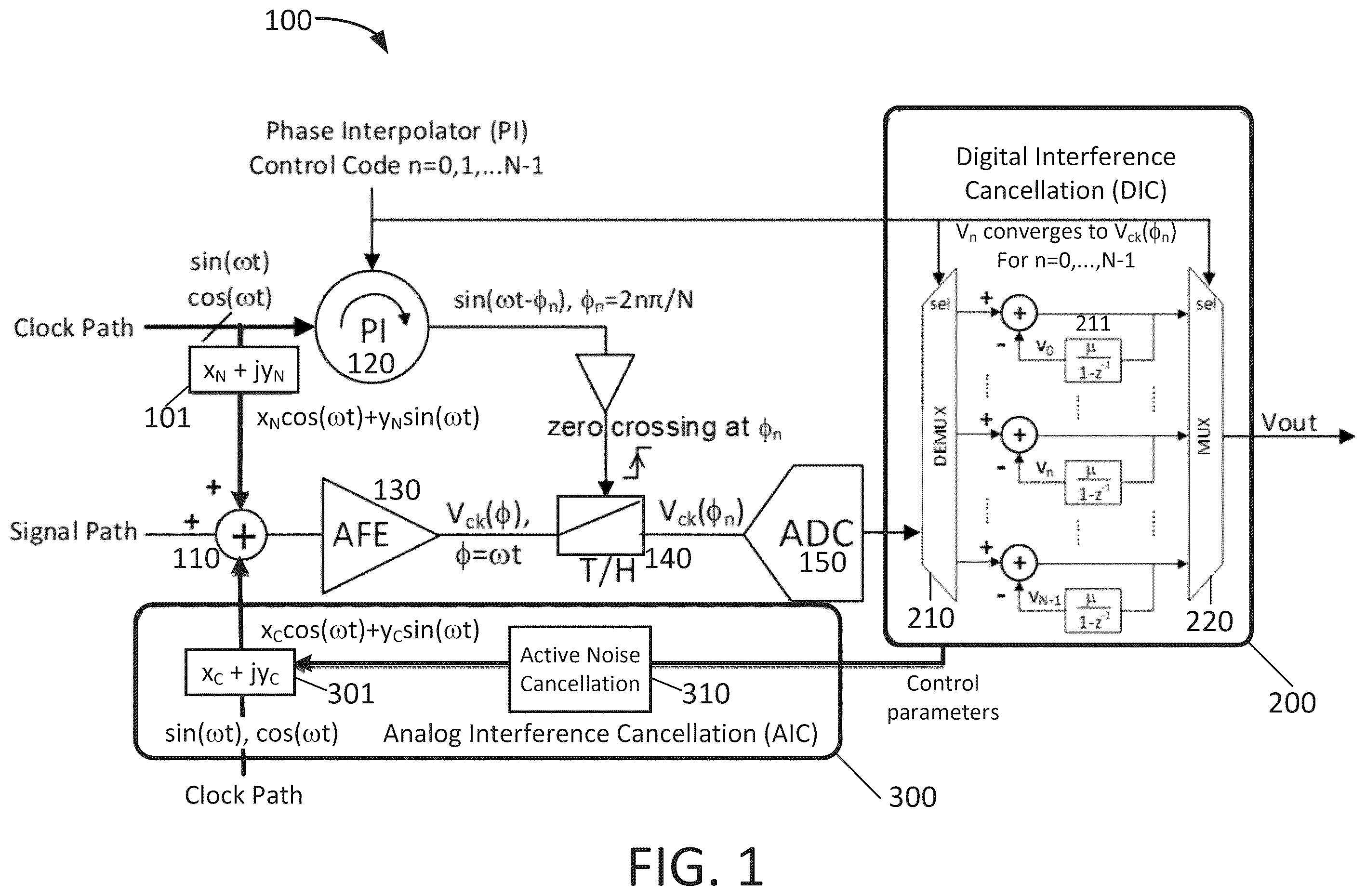 Patent US12562940 Figure 1 – Systems and methods for interference cancellation