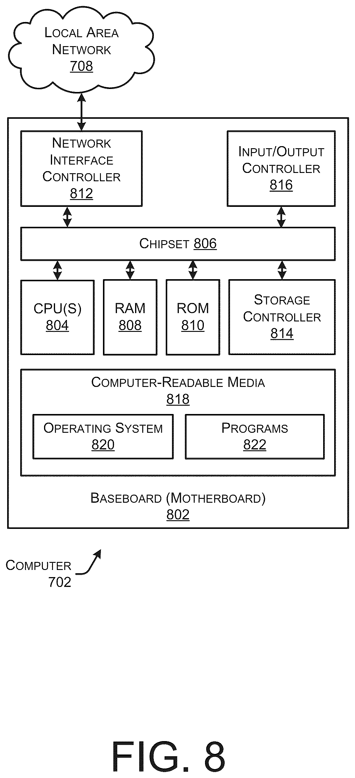 Patent US12562993 Figure 8 – Packet fragmentation prevention in an SDWAN router
