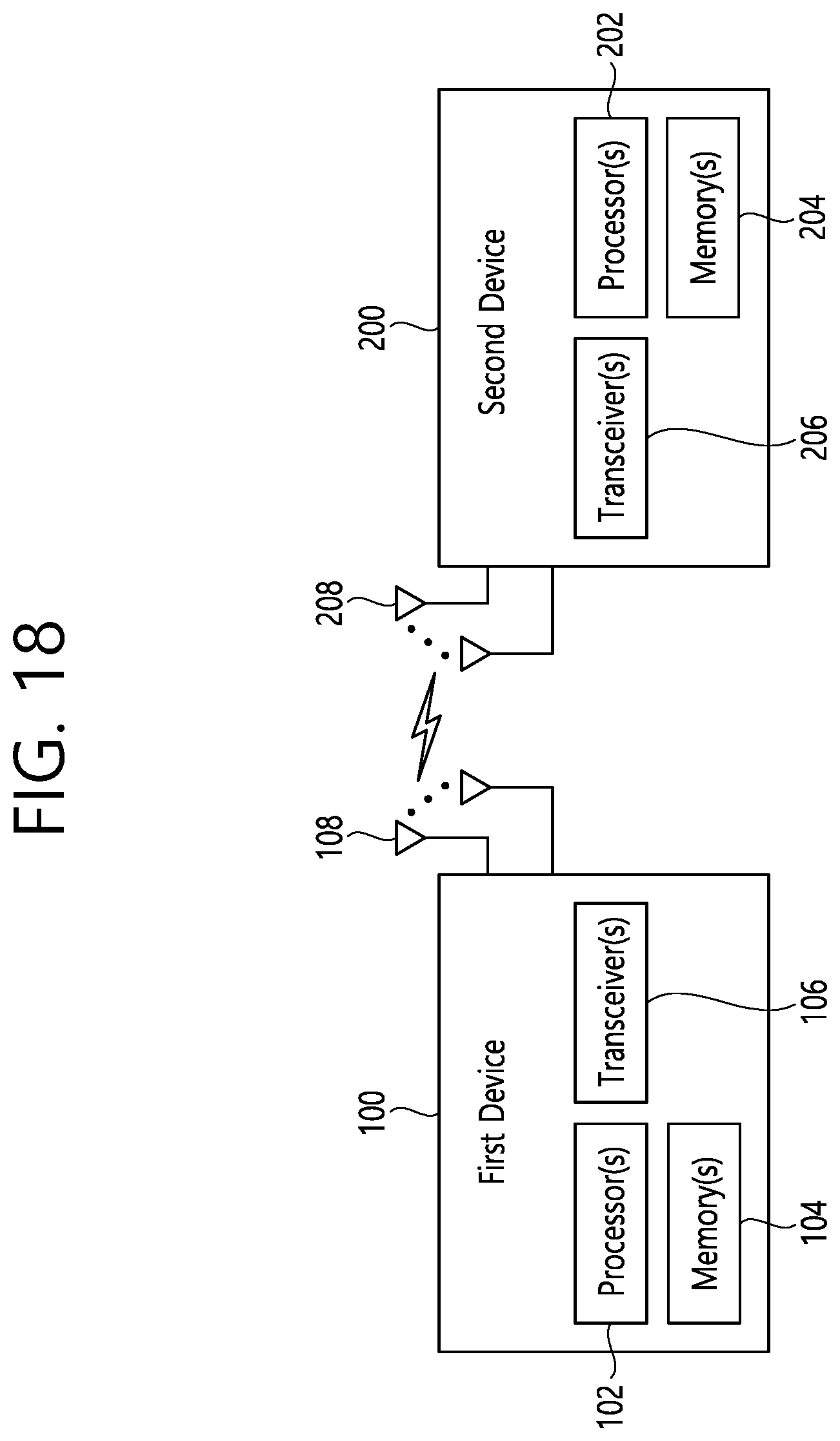 Patent US12563588 Figure 18 – Method and device for performing SL communication and UL transmission on basis of different rats