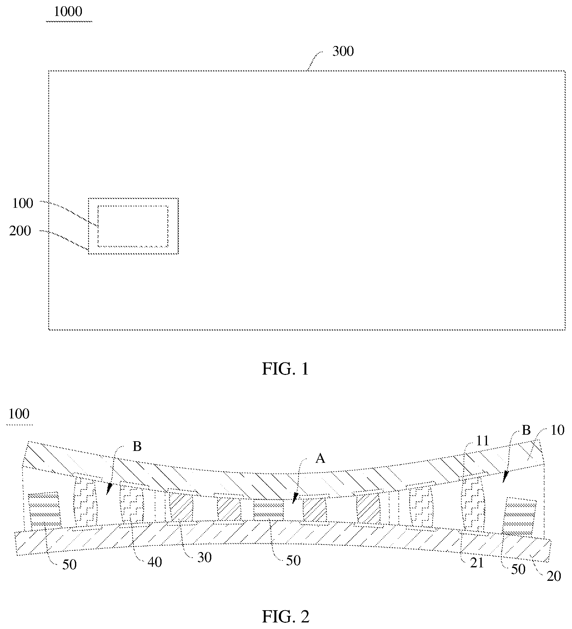 Patent US12563672 — Board-level structure and communication device — Figure 1
