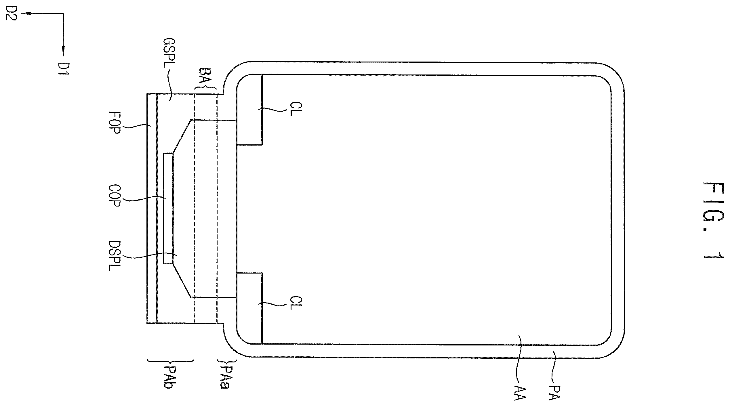 Patent US12563933 — Display apparatus — Figure 1