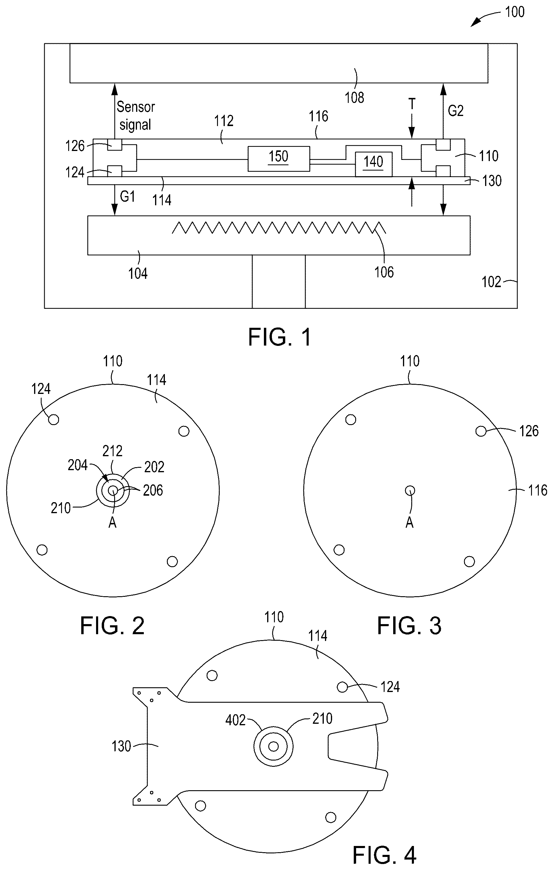 Patent US12564004 Figure 1 – Methods, systems, and apparatus for measuring a gap between a support surface for a substrate and an opposing upper surface of a processing chamber