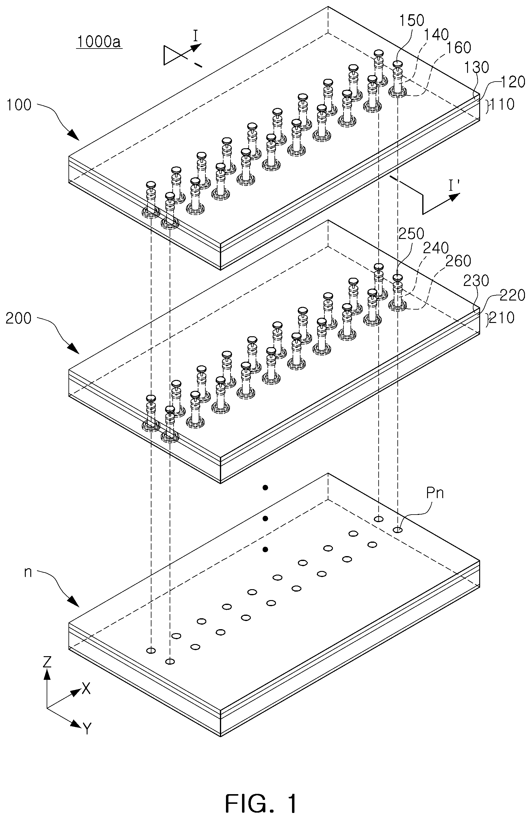 Patent US12564034 — Semiconductor packages — Figure 1