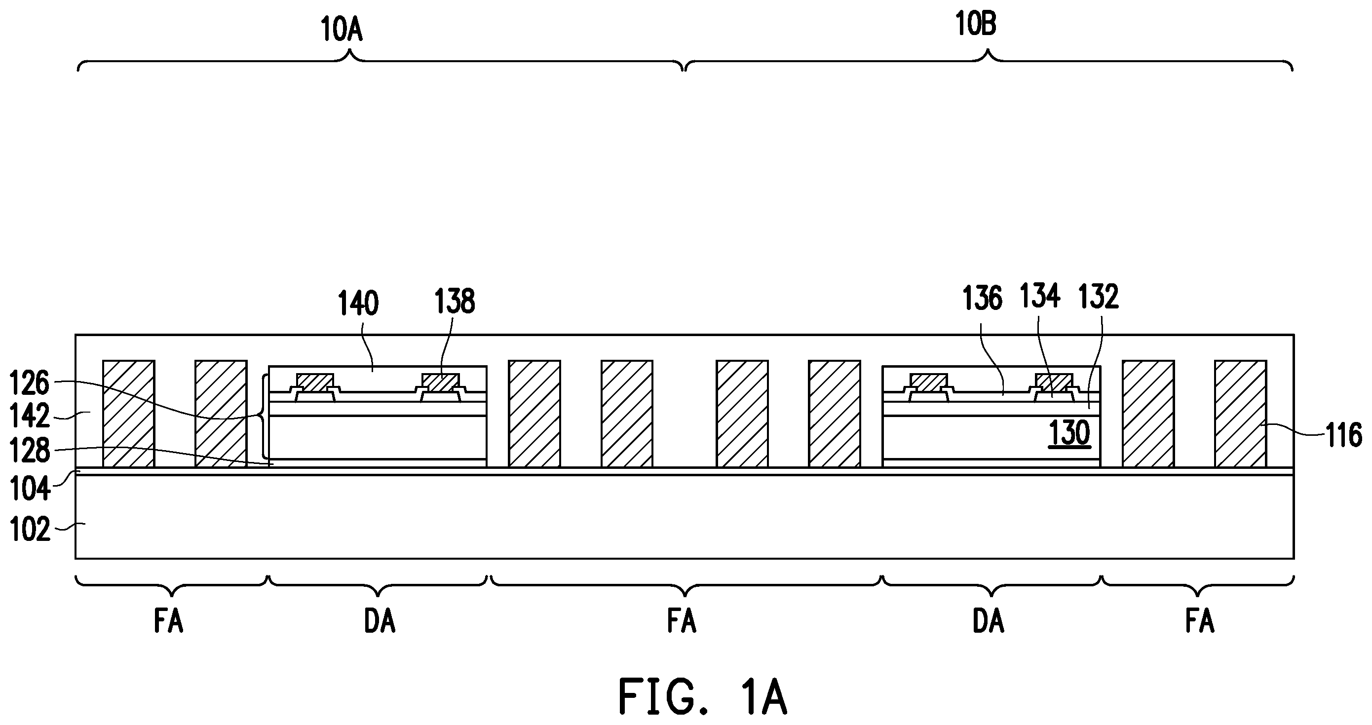 Patent US12564054 — Package structure — Figure 1