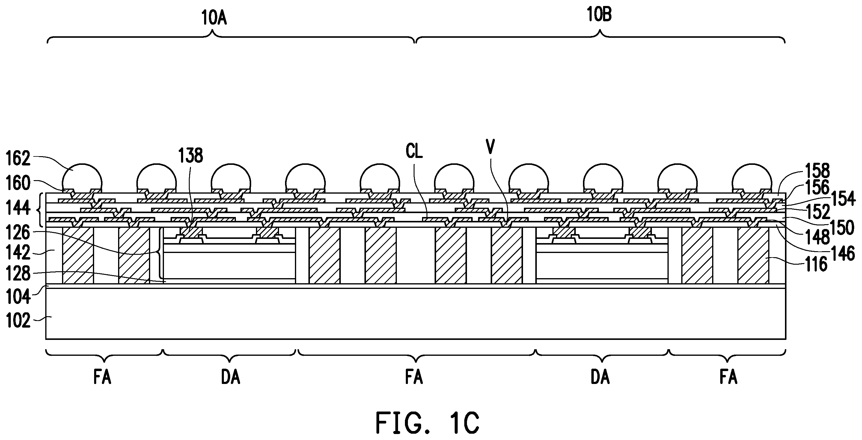 Patent US12564054 Figure 3 – Package structure