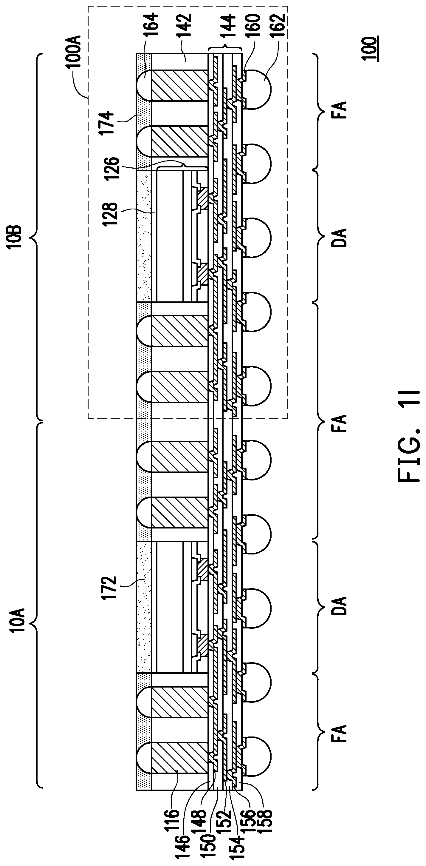 Patent US12564054 Figure 9 – Package structure
