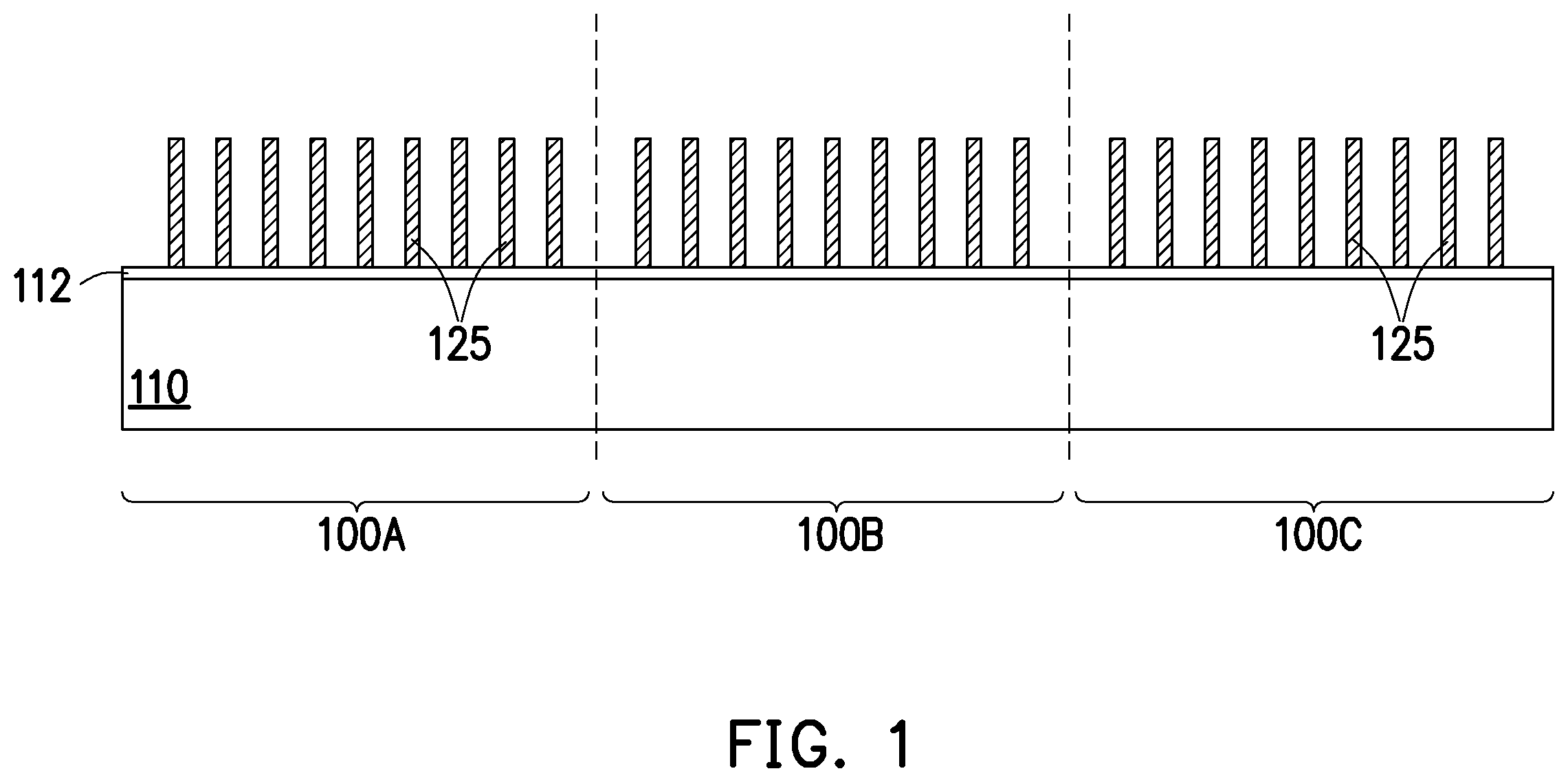 Patent US12564057 — Chiplet interposer — Figure 1