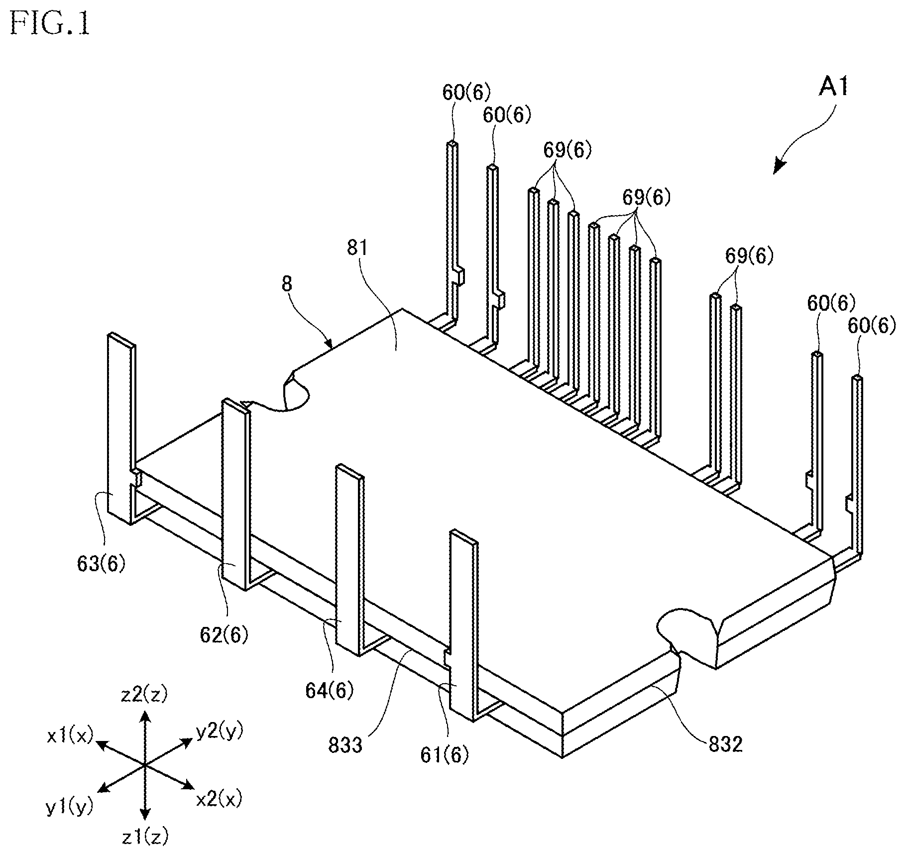Patent US12564073 — Control chip for leadframe package — Figure 1