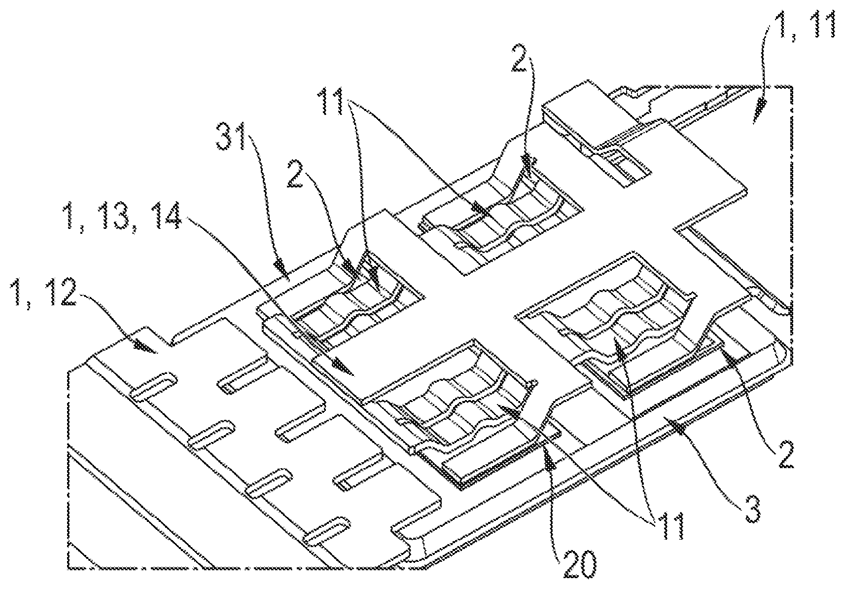 Patent US12564074 — Power electronics module — Figure 1