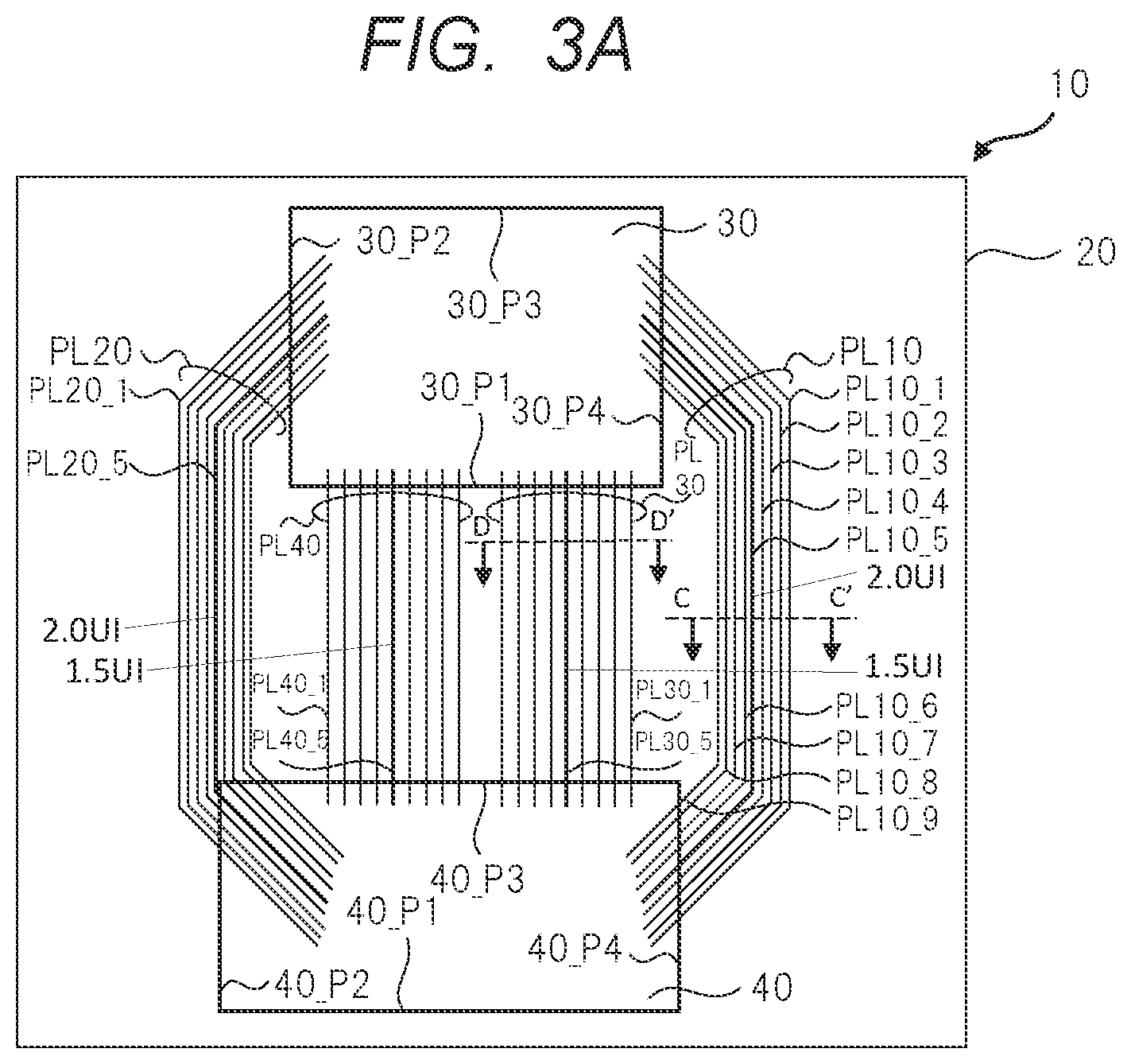 Patent US12564081 Figure 5 – Electronic device and semiconductor device with wiring froups for parallel signal transmission
