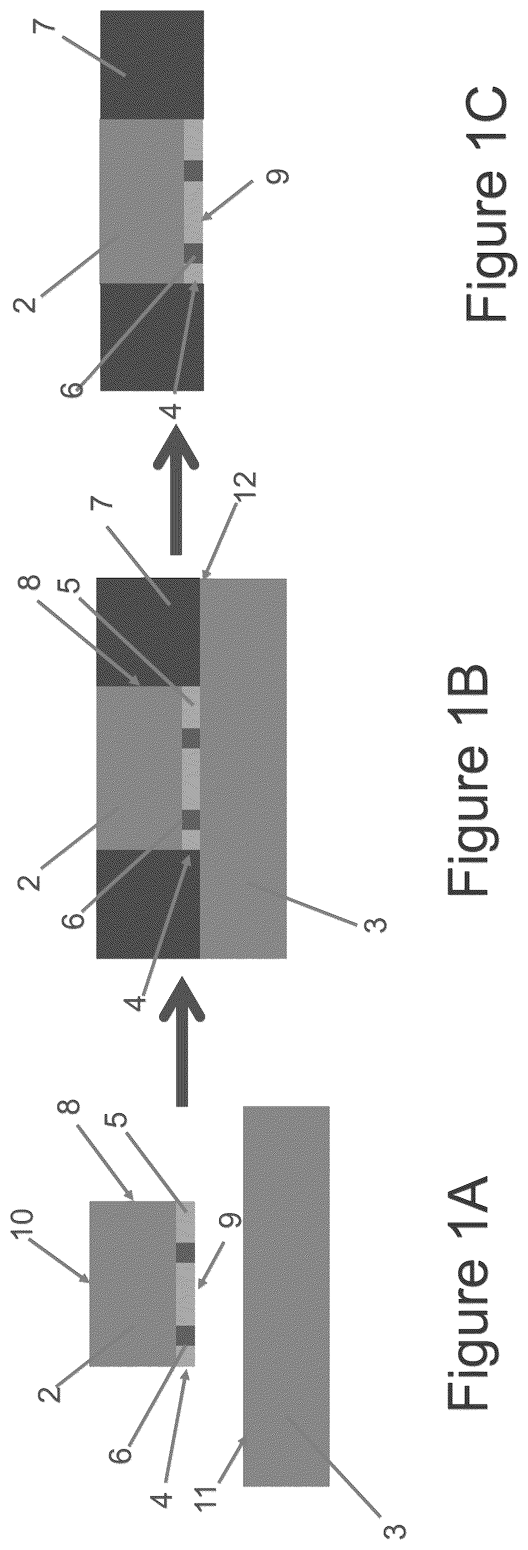 Patent US12564084 Figure 1 – Bonded structures without intervening adhesive