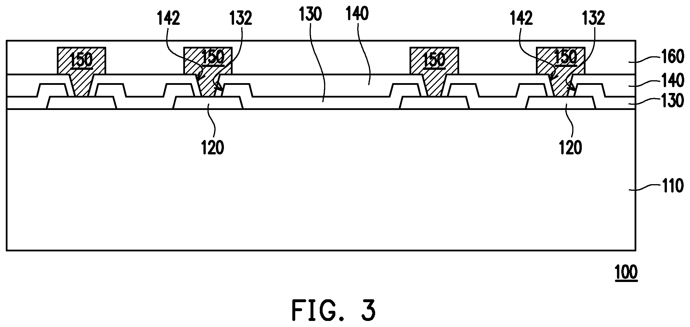 Patent US12564089 Figure 3 – Package structure