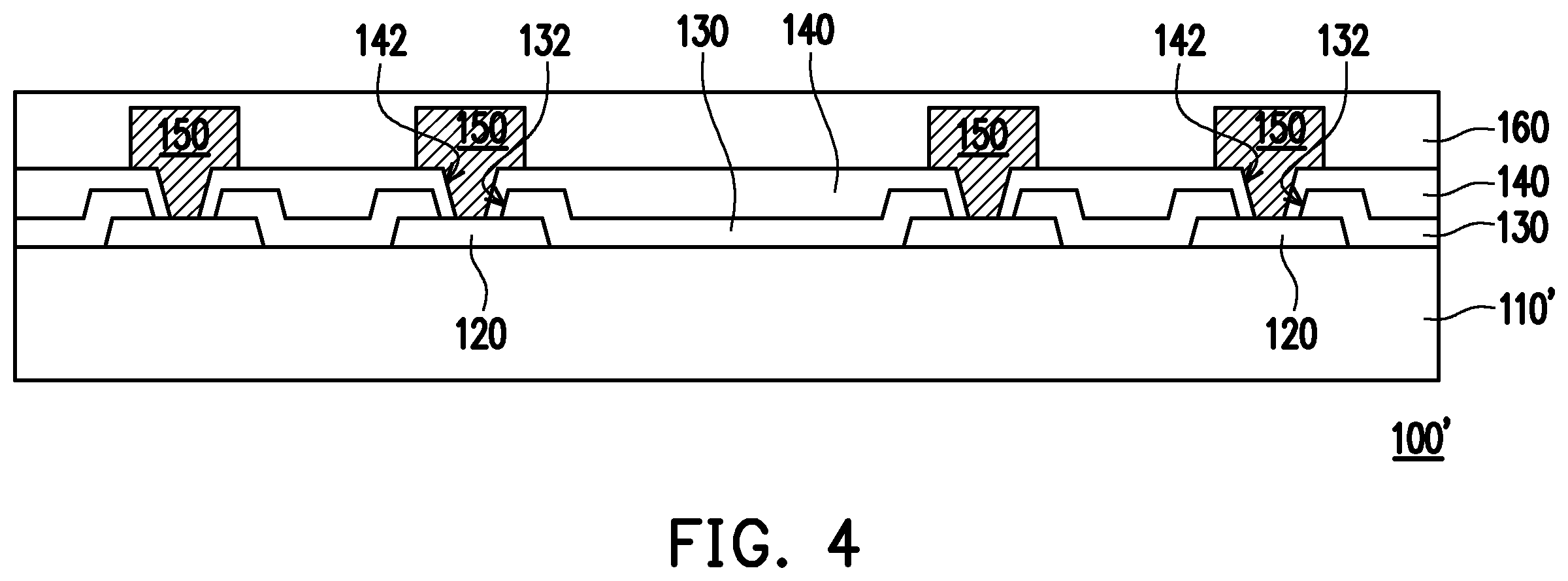 Patent US12564089 Figure 4 – Package structure