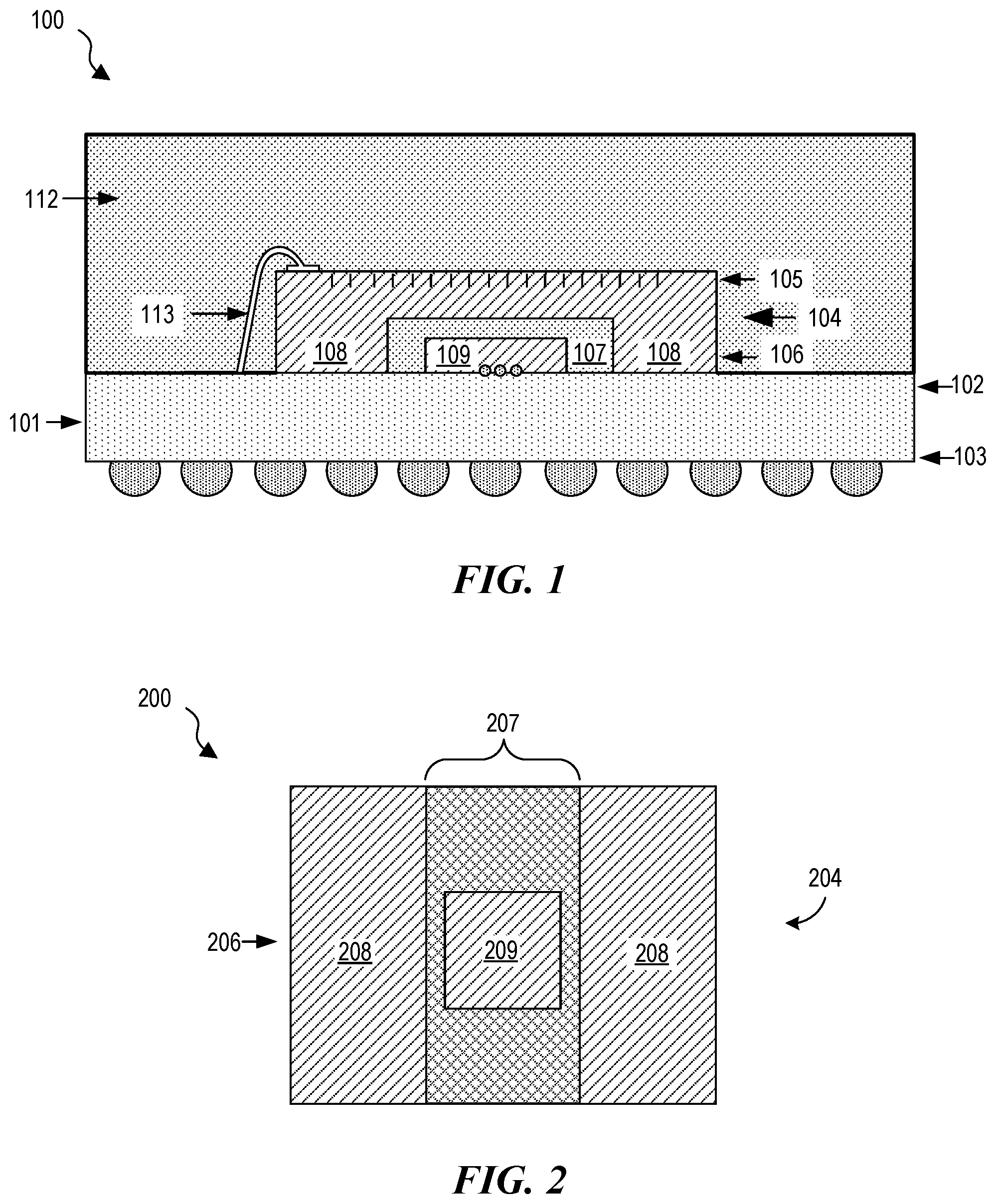 Patent US12564096 — Nested semiconductor assemblies and methods for making the same — Figure 1