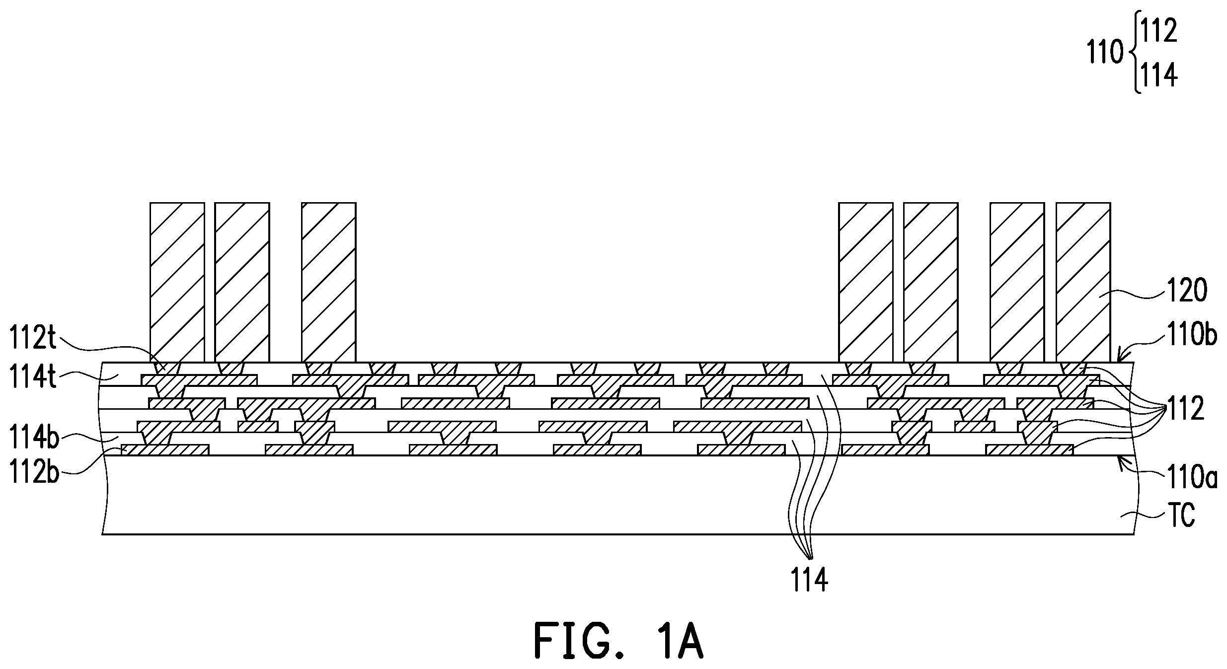 Patent US12564109 Figure 1 – Package component, electronic device and manufacturing method thereof