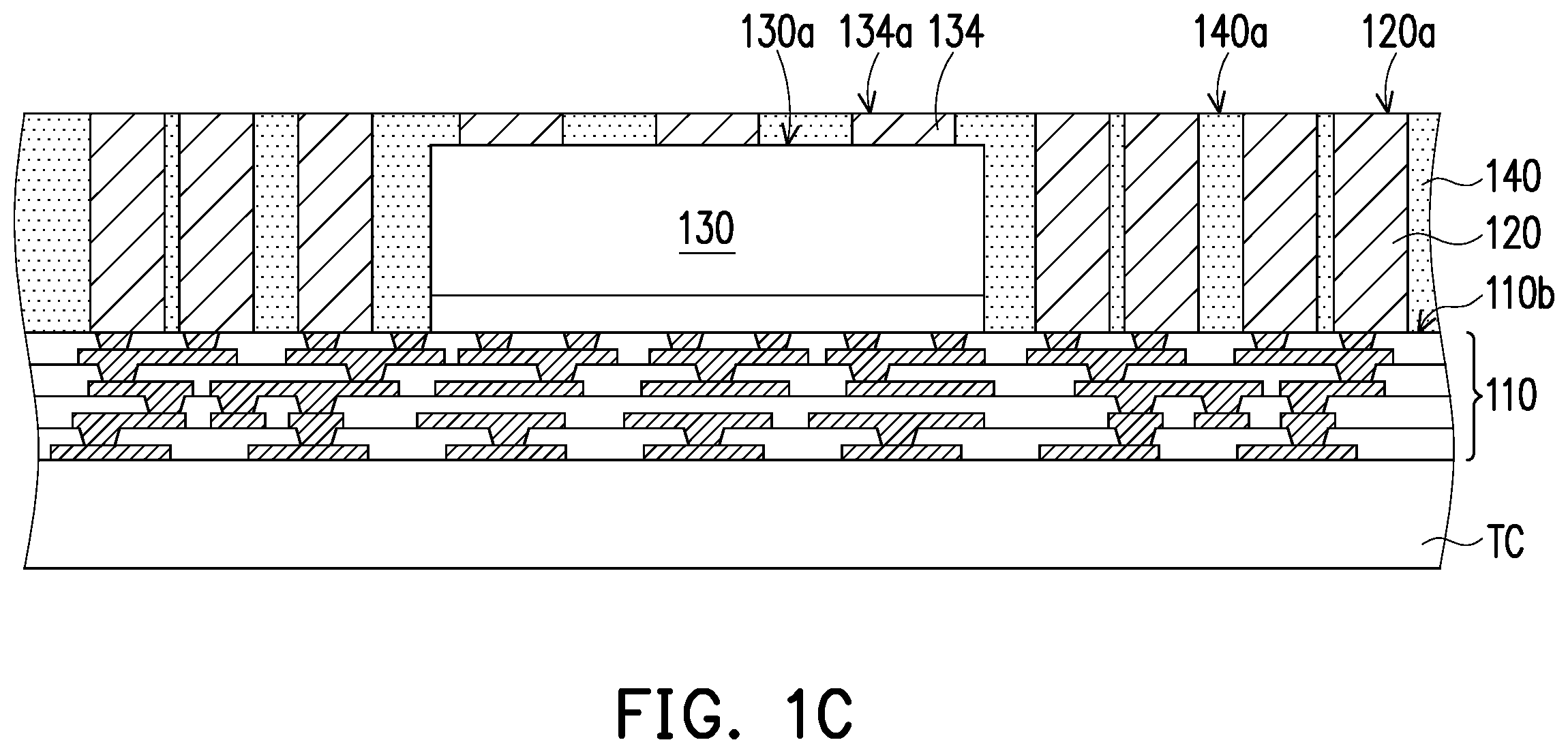 Patent US12564109 Figure 3 – Package component, electronic device and manufacturing method thereof