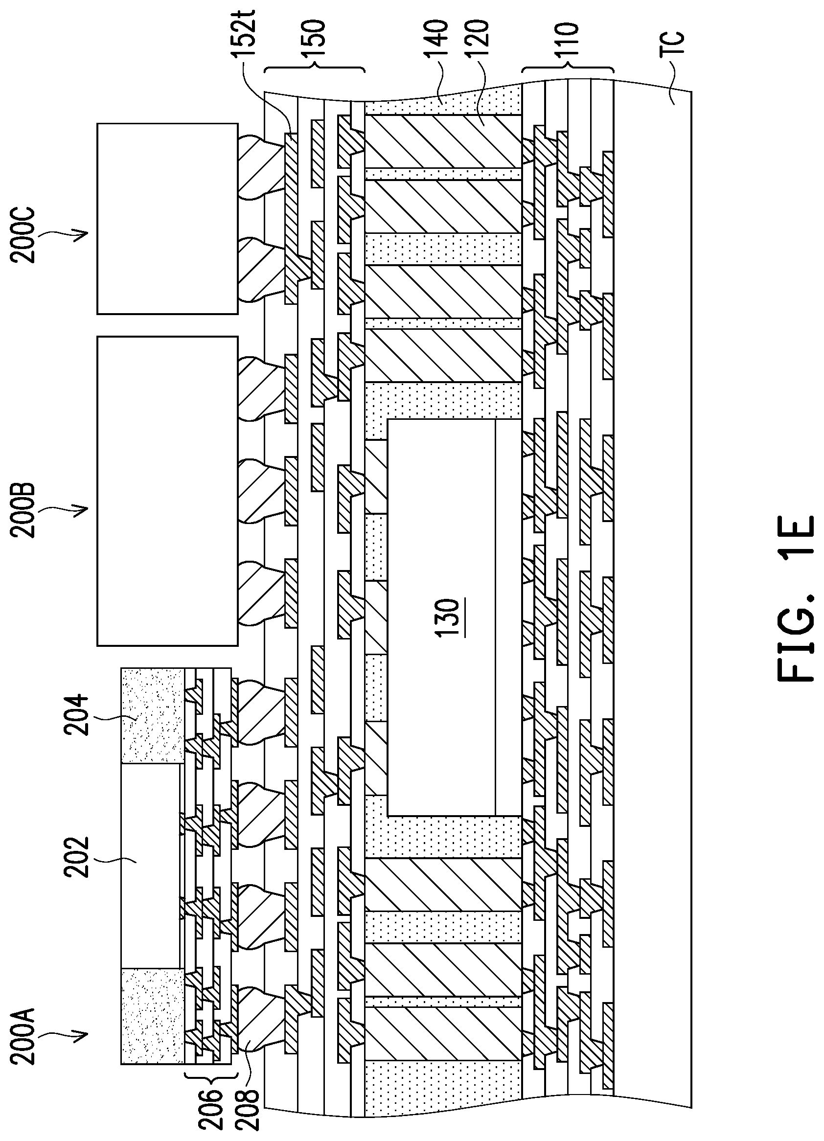 Patent US12564109 Figure 5 – Package component, electronic device and manufacturing method thereof