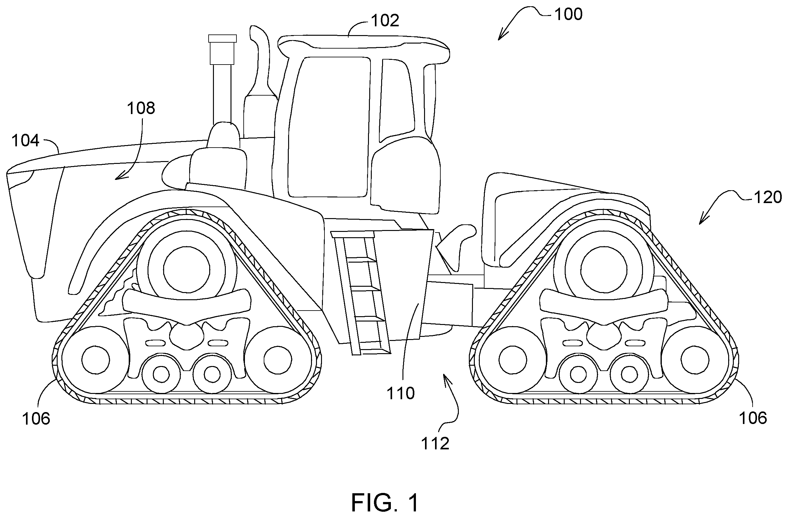 Patent US12564118 — Draft link for a three-point hitch — Figure 1