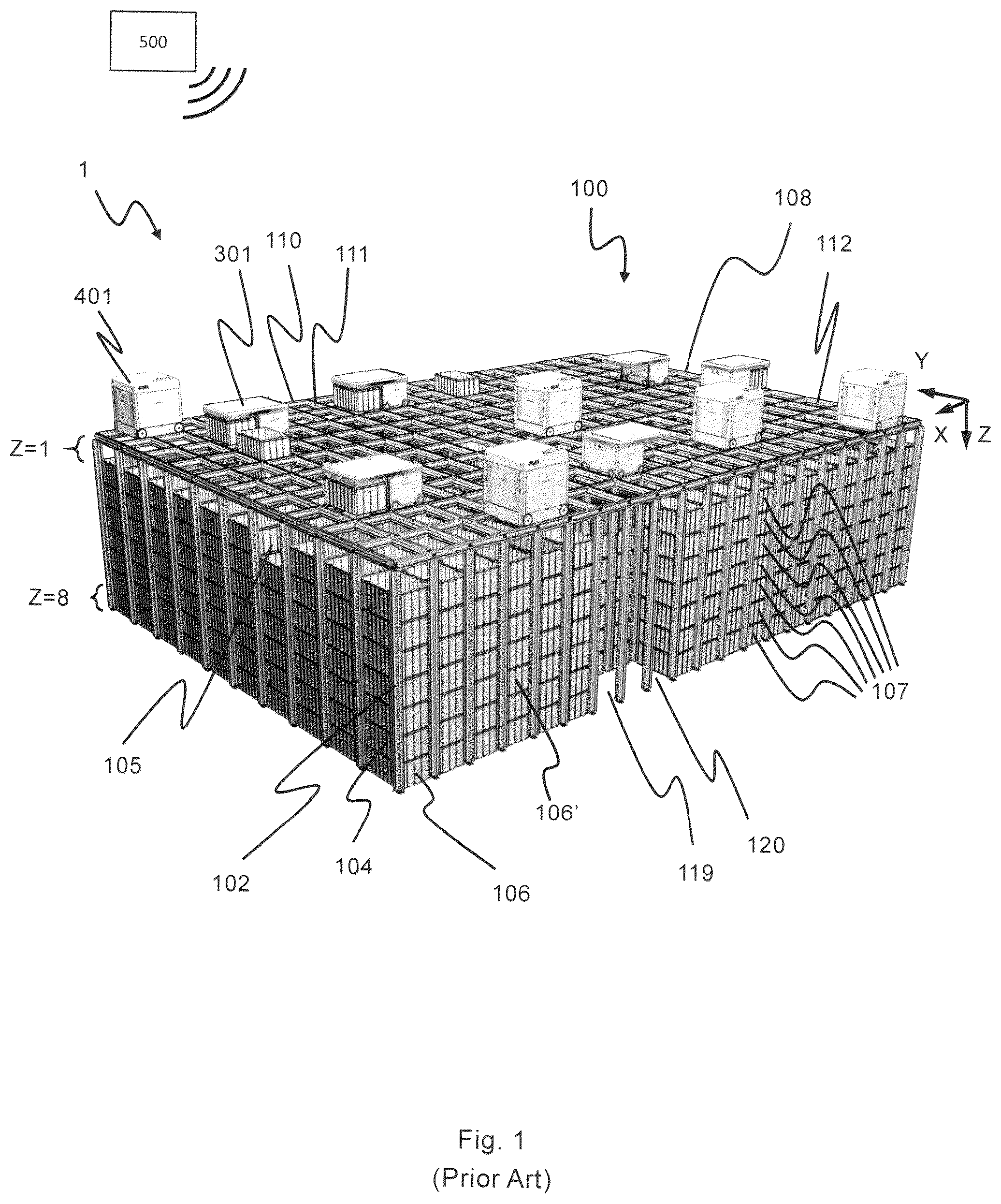Patent US12564141 — Vertical farming system — Figure 1