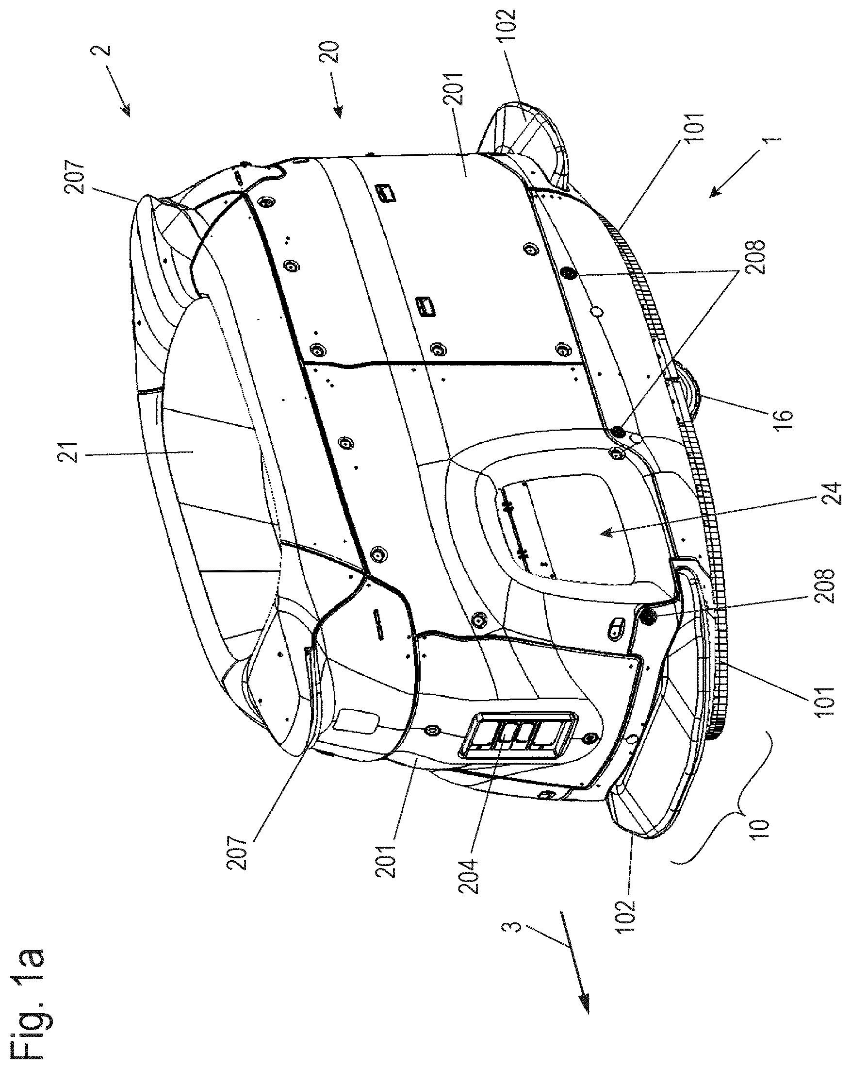 Patent US12564175 — Driving robot for agricultural tasks — Figure 1