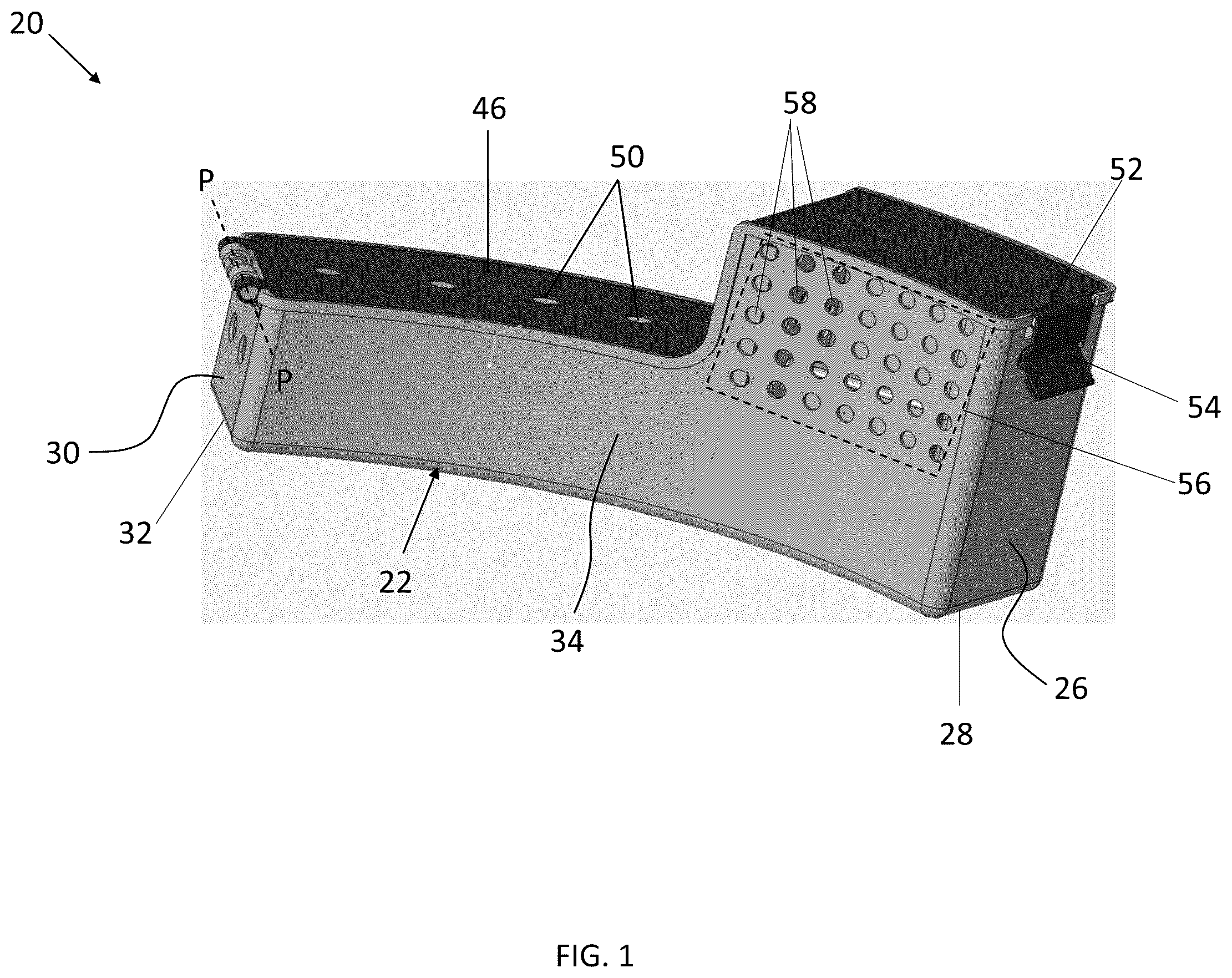 Patent US12564196 — Smoke functionality in electric grill-type appliance — Figure 1