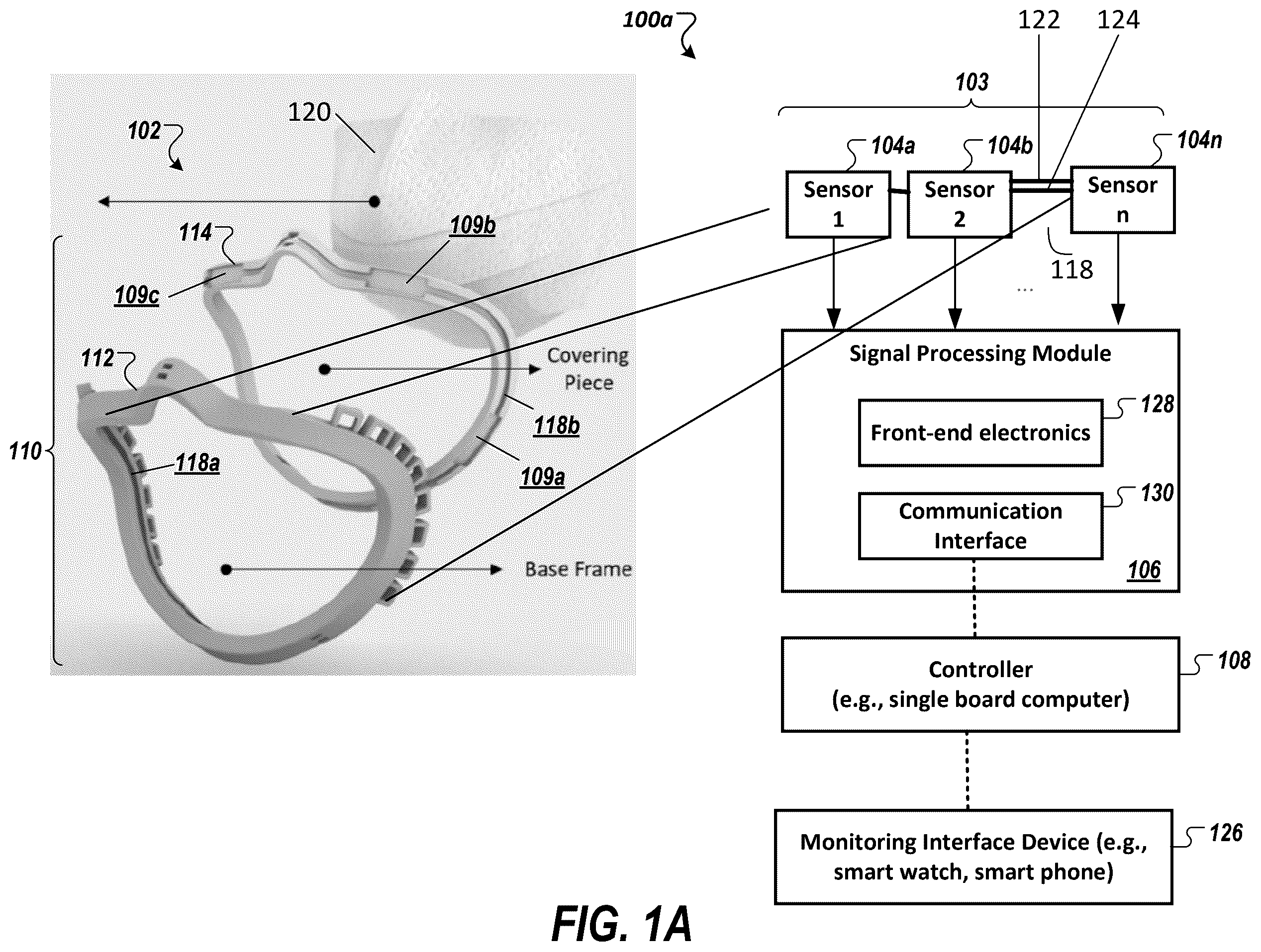 Patent US12564228 — Respiratory protective device with continuous fit monitoring — Figure 1