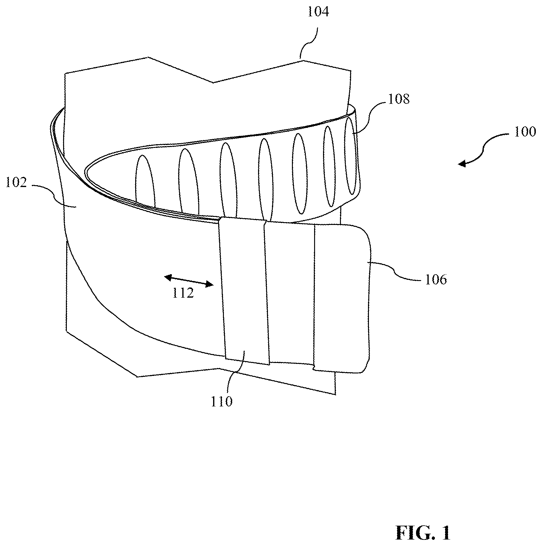 Patent US12564231 — Charger positioning belt — Figure 1