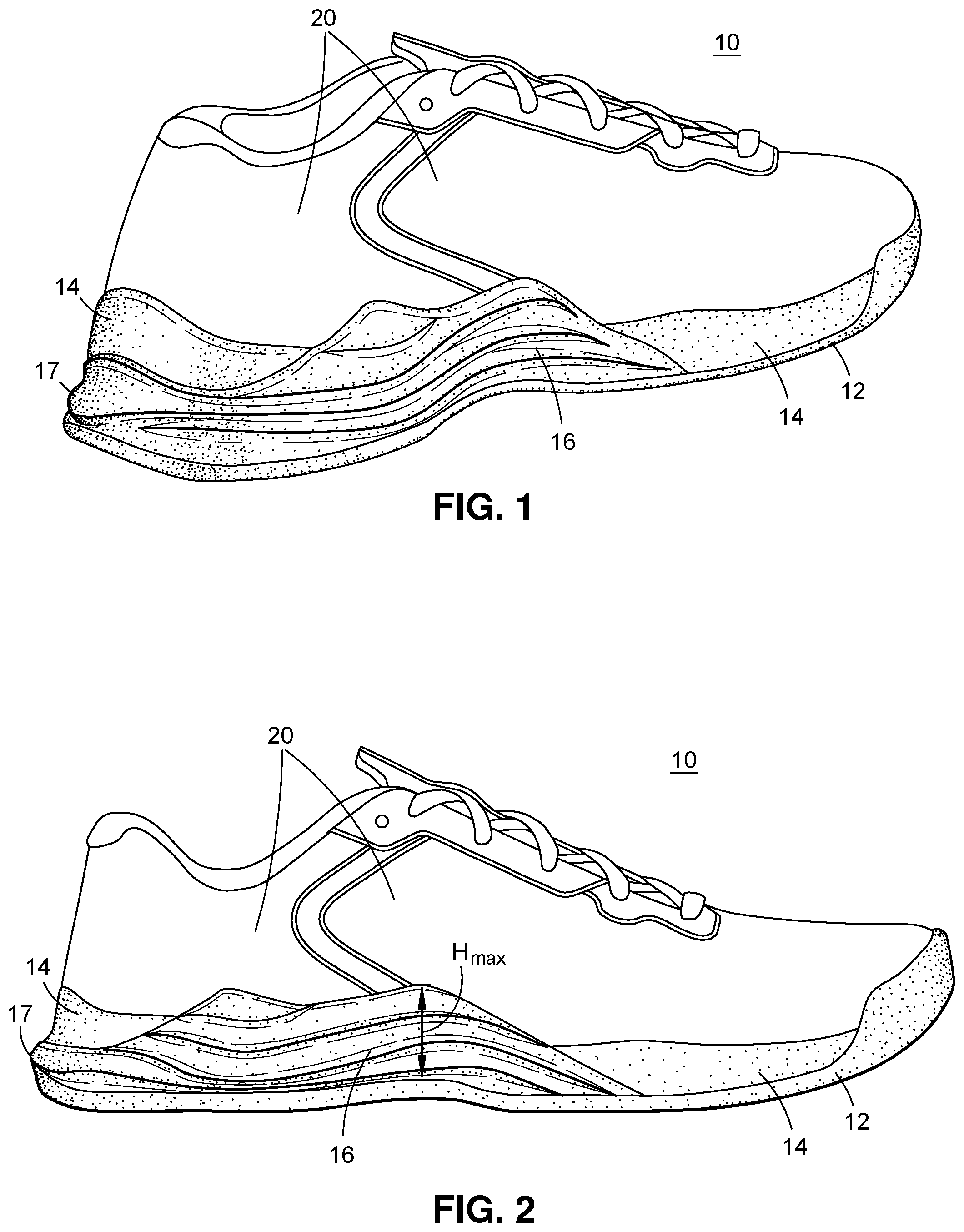 Patent US12564242 — Training shoe — Figure 1