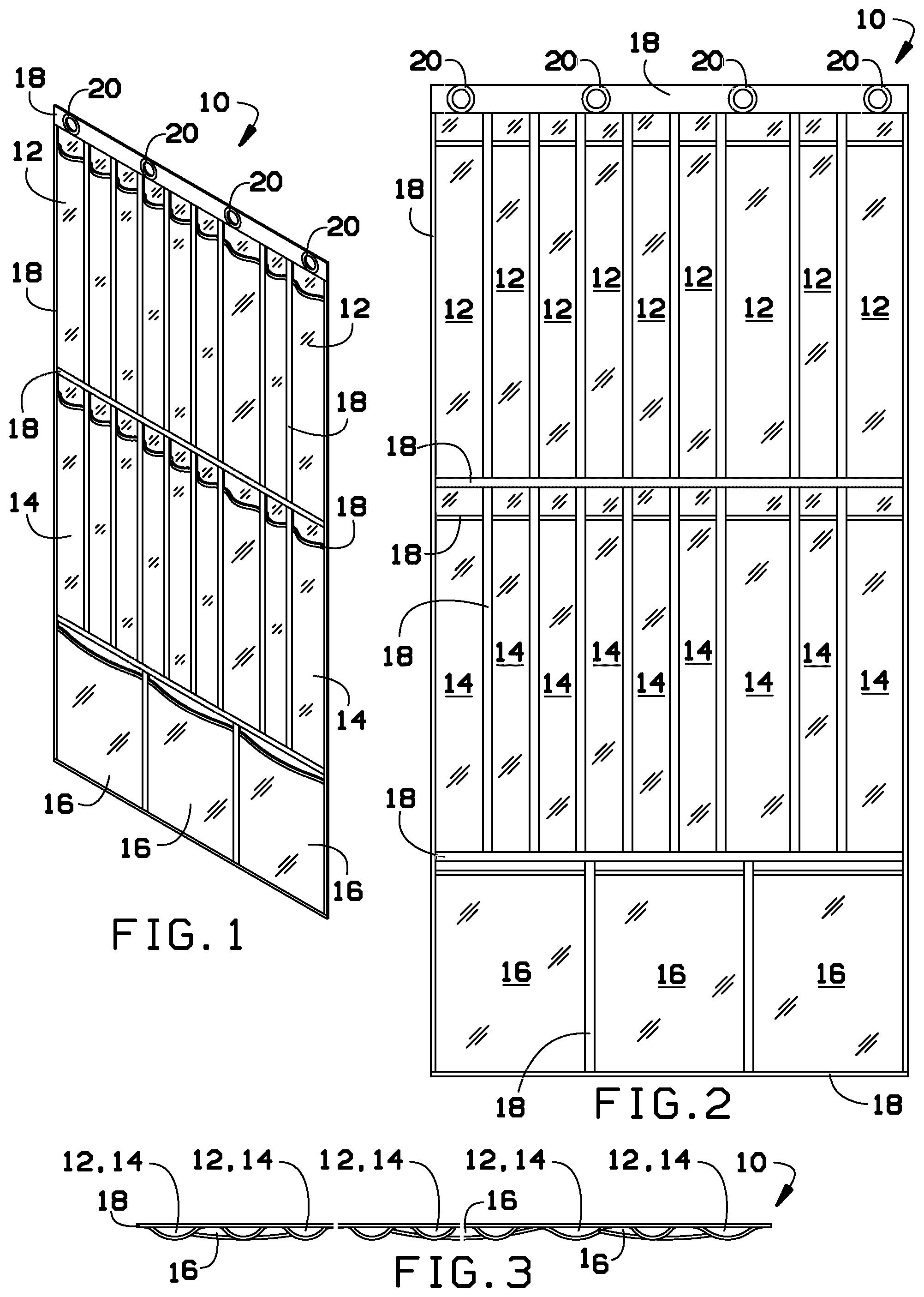 Patent US12564252 — Portable hanging knitting needle and accessory holder — Figure 1