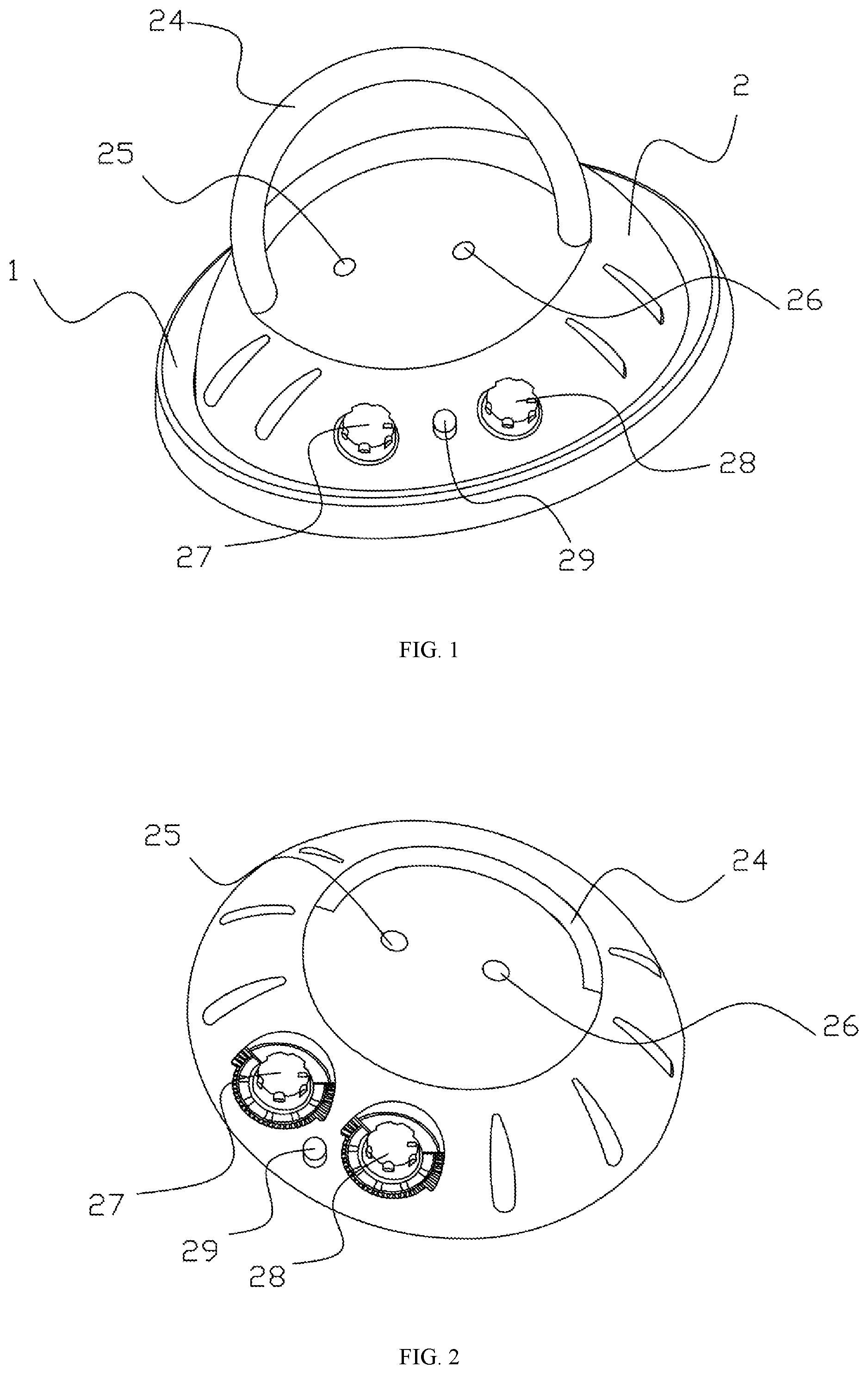 Patent US12564286 — Intelligent heat-preserving pot cover and heat-preserving method thereof — Figure 1