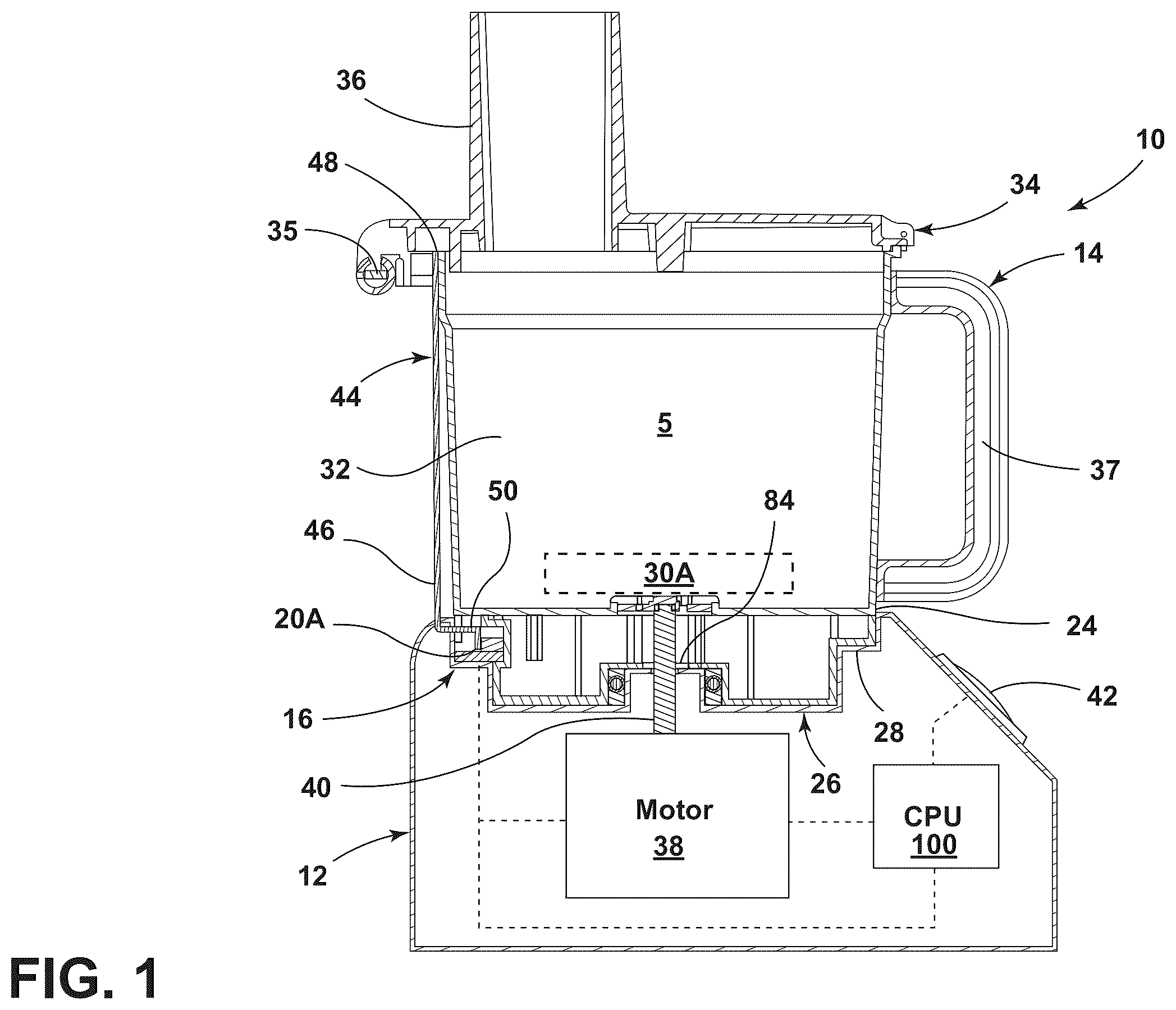 Patent US12564290 — Magnetic compass interlock vessel detection and vessel recognition device — Figure 1