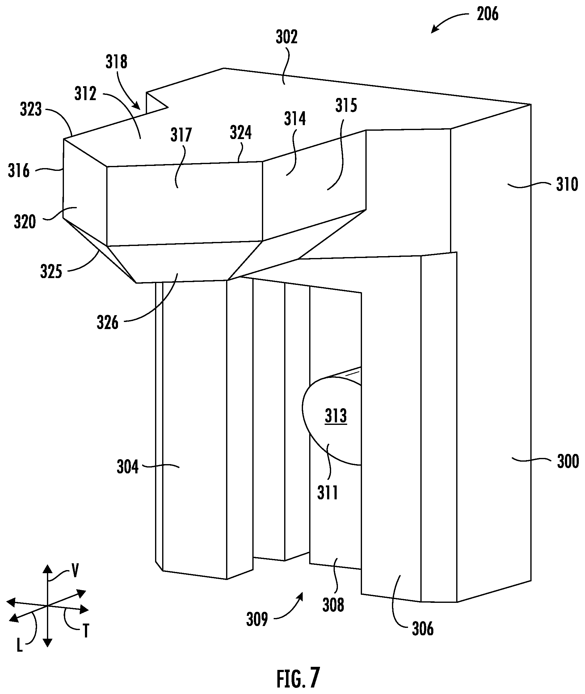 Patent US12564305 Figure 7 – Trigger assembly for a slide assembly of a dishwashing appliance