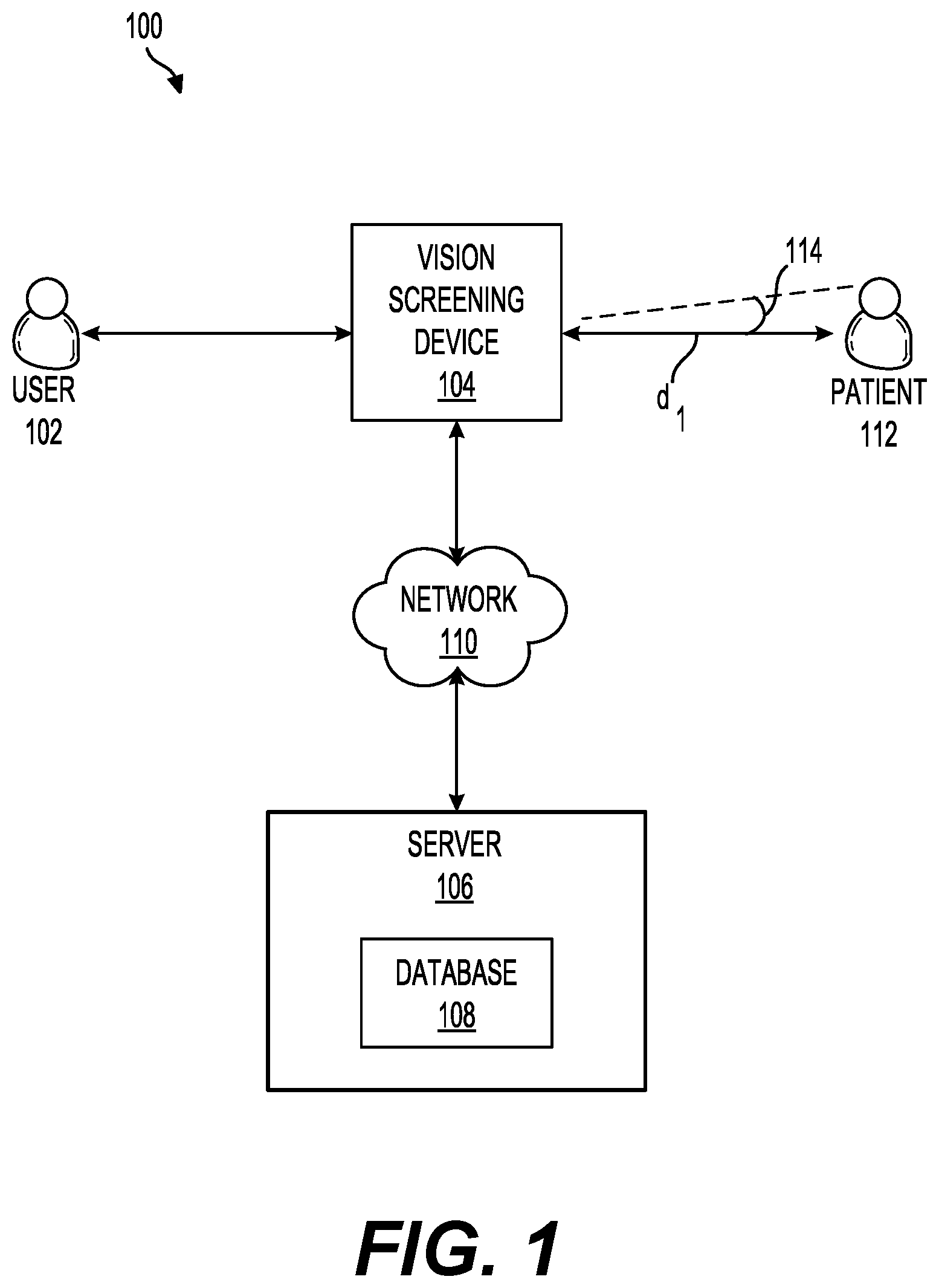 Patent US12564321 — Method to monitor accommodation state during visual testing — Figure 1