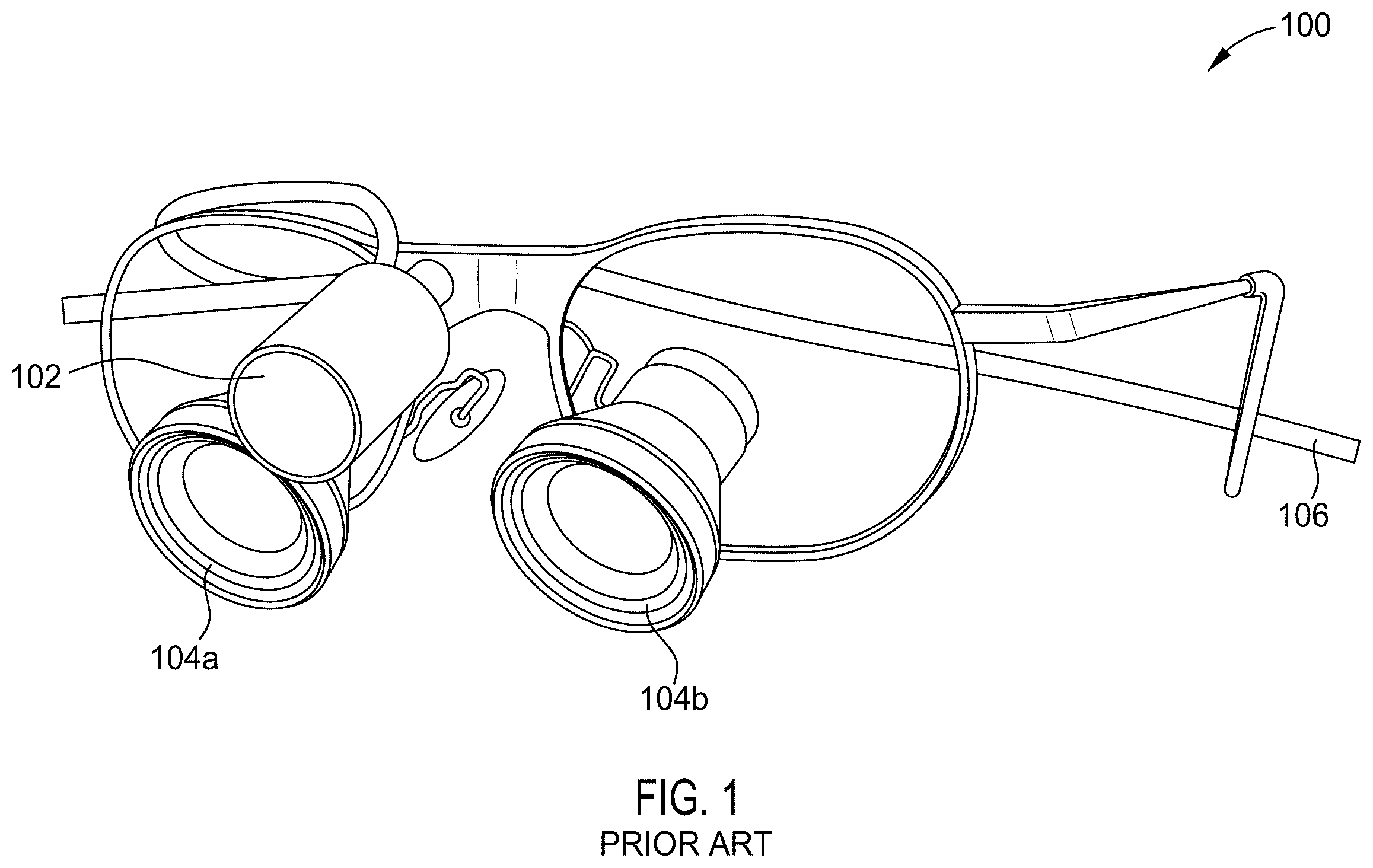 Patent US12564323 — Imaging apparatus with multiple stereoscopic cameras — Figure 1