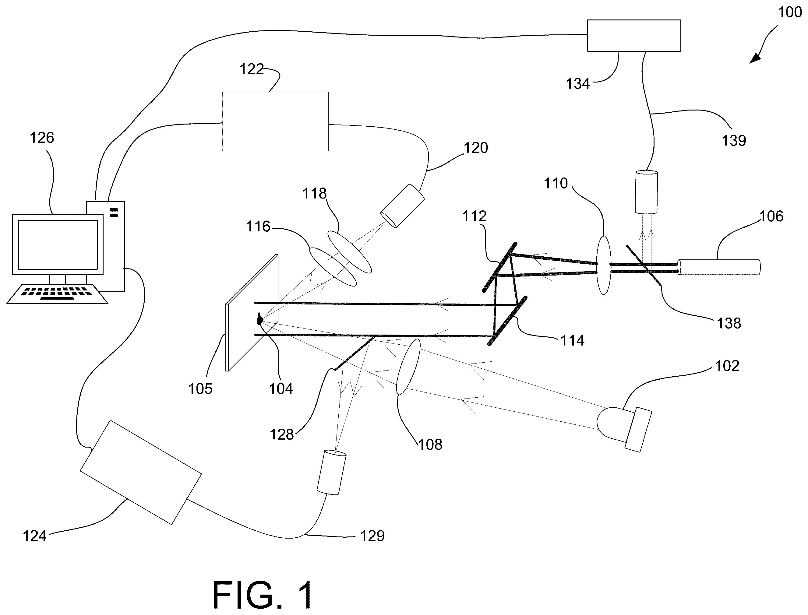 Patent US12564326 — Non-invasive bilirubin detection using induced photoreaction — Figure 1