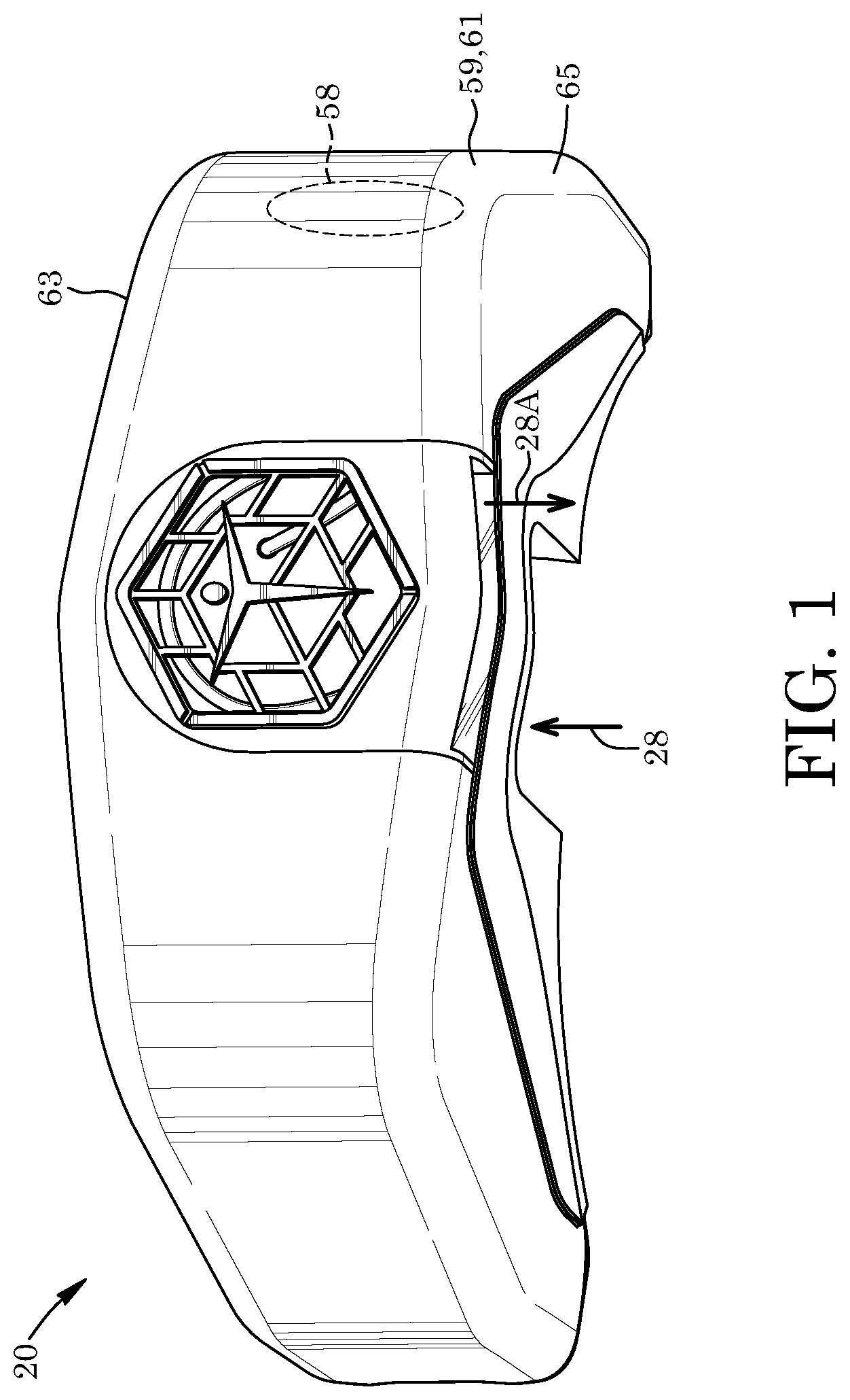 Patent US12564332 — Wearable device for measuring a person's ventilation or metabolism metrics — Figure 1