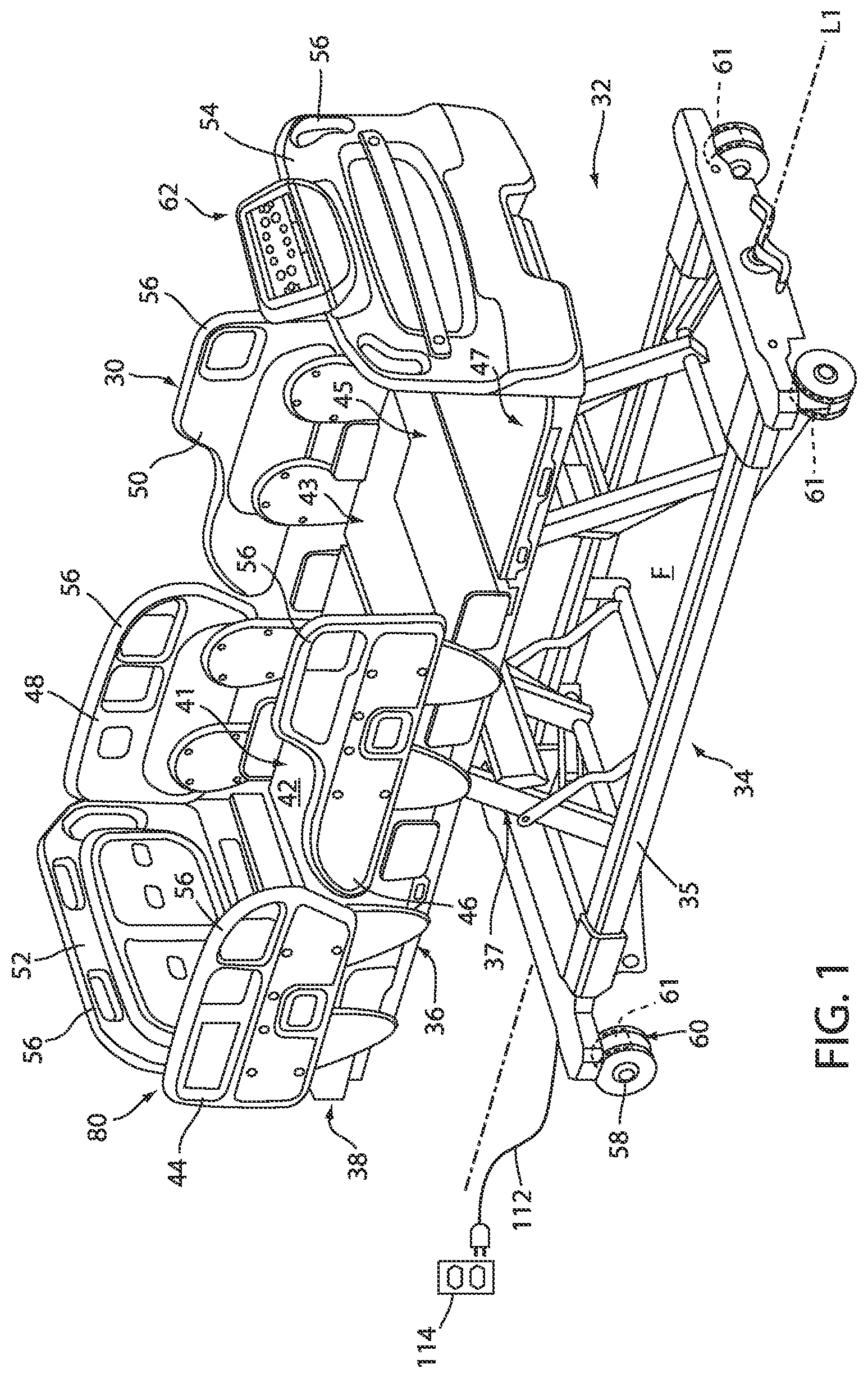 Patent US12564334 — Patient support apparatus with caregiver reminders — Figure 1
