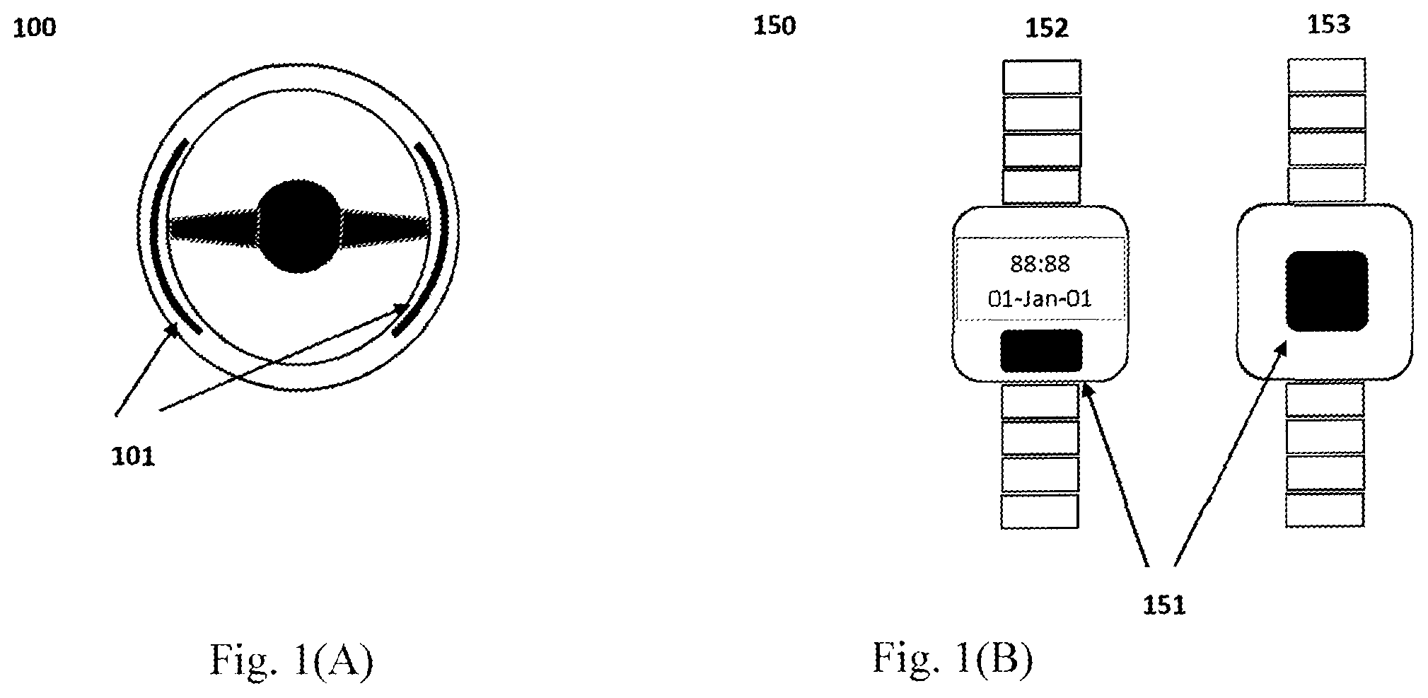Patent US12564347 — Device, system and method for acquiring and monitoring of biometric electrical signals — Figure 1